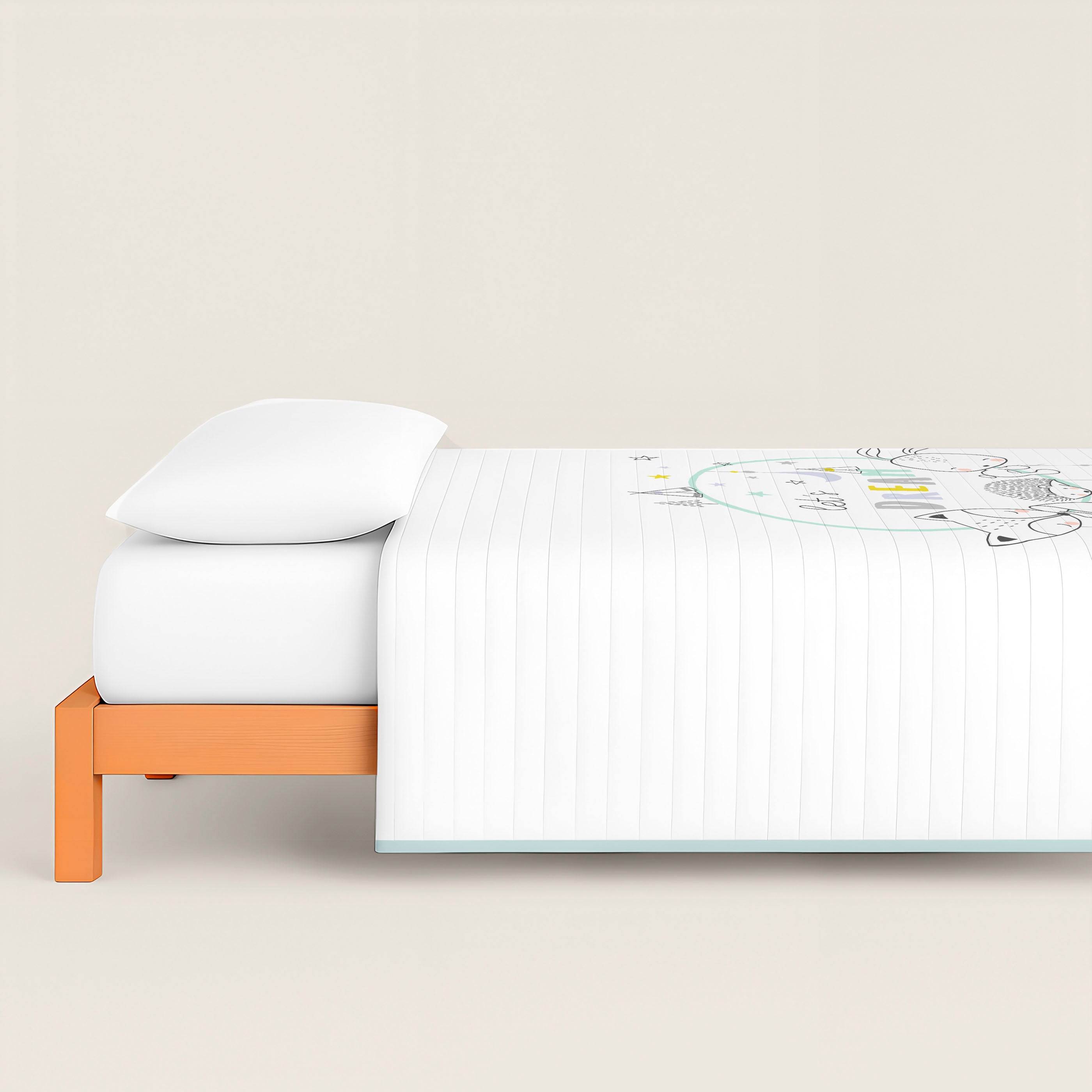 COLCHA BOUTI REVERSIBLE ESTAMPADA INFANTIL LETS DREAM 100% ALGODÓN