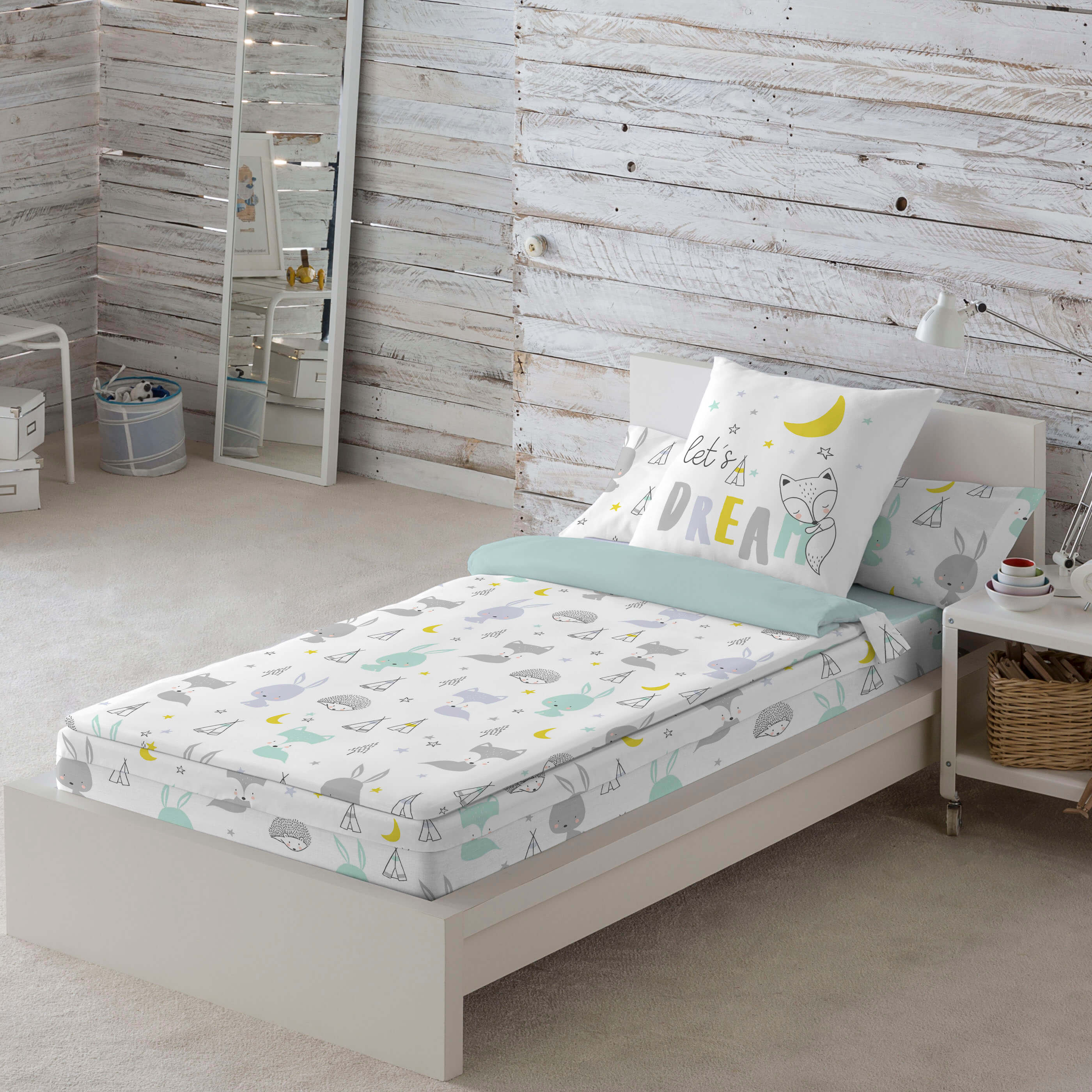 SACO NÓRDICO INFANTIL LETS DREAM B 100% ALGODÓN