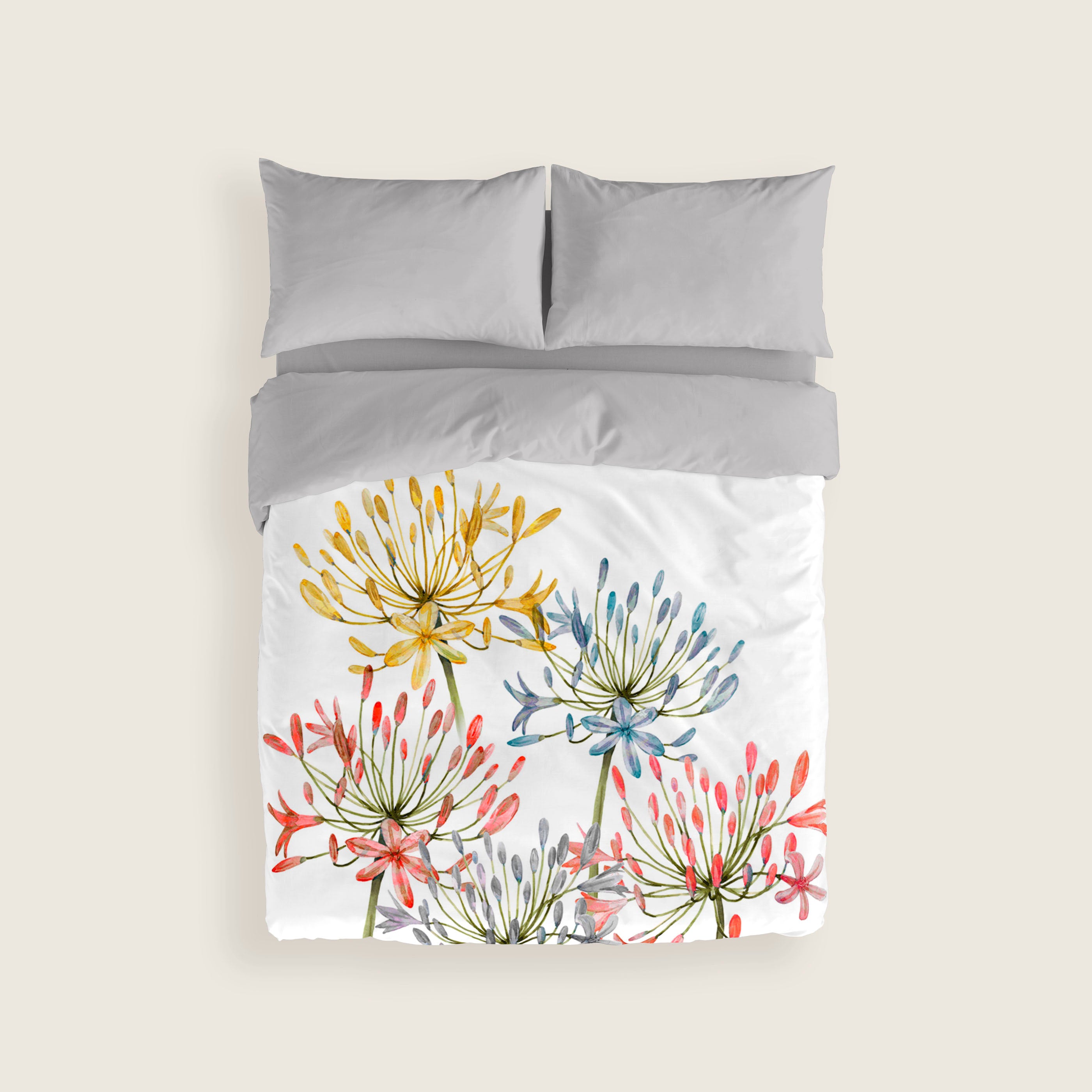 FUNDA NÓRDICA ESTAMPADA DENIA 100% ALGODÓN