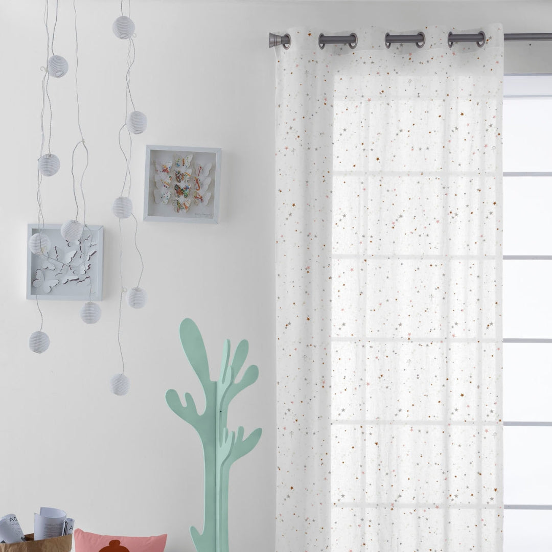 CORTINA INFANTIL BAILARINA B 100% ALGODÓN