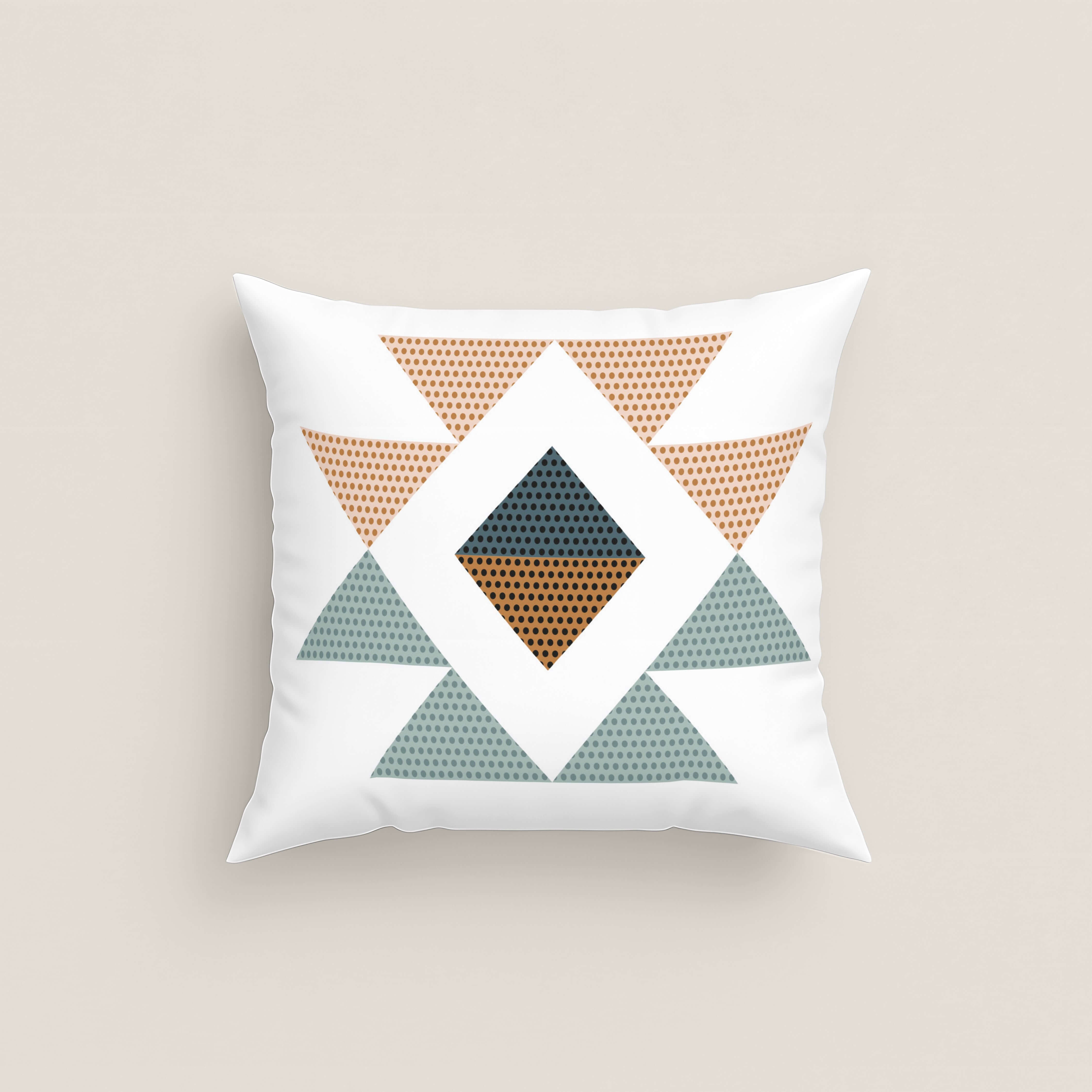 FUNDA DE COJÍN ESTAMPADO OLSEN 100% ALGODÓN