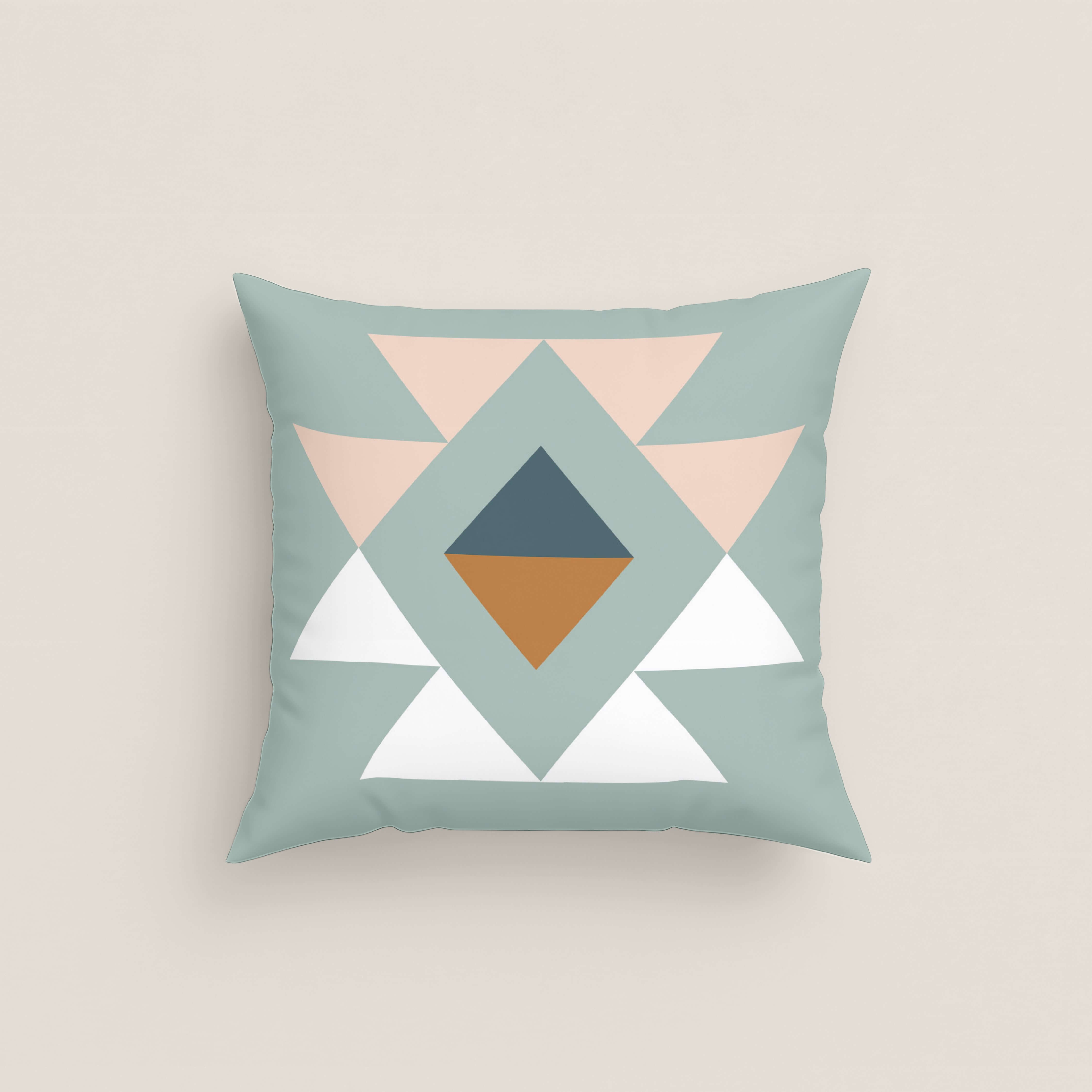 FUNDA DE COJÍN ESTAMPADO OLSEN 100% ALGODÓN