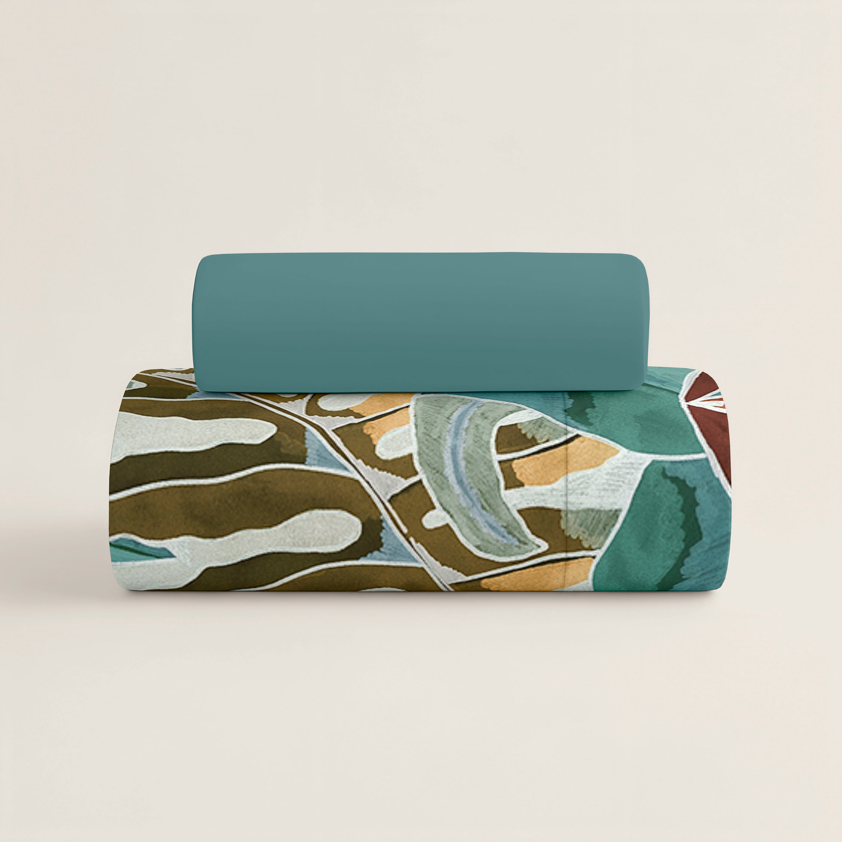 FUNDA NÓRDICA ESTAMPADA SORELA 100% ALGODÓN