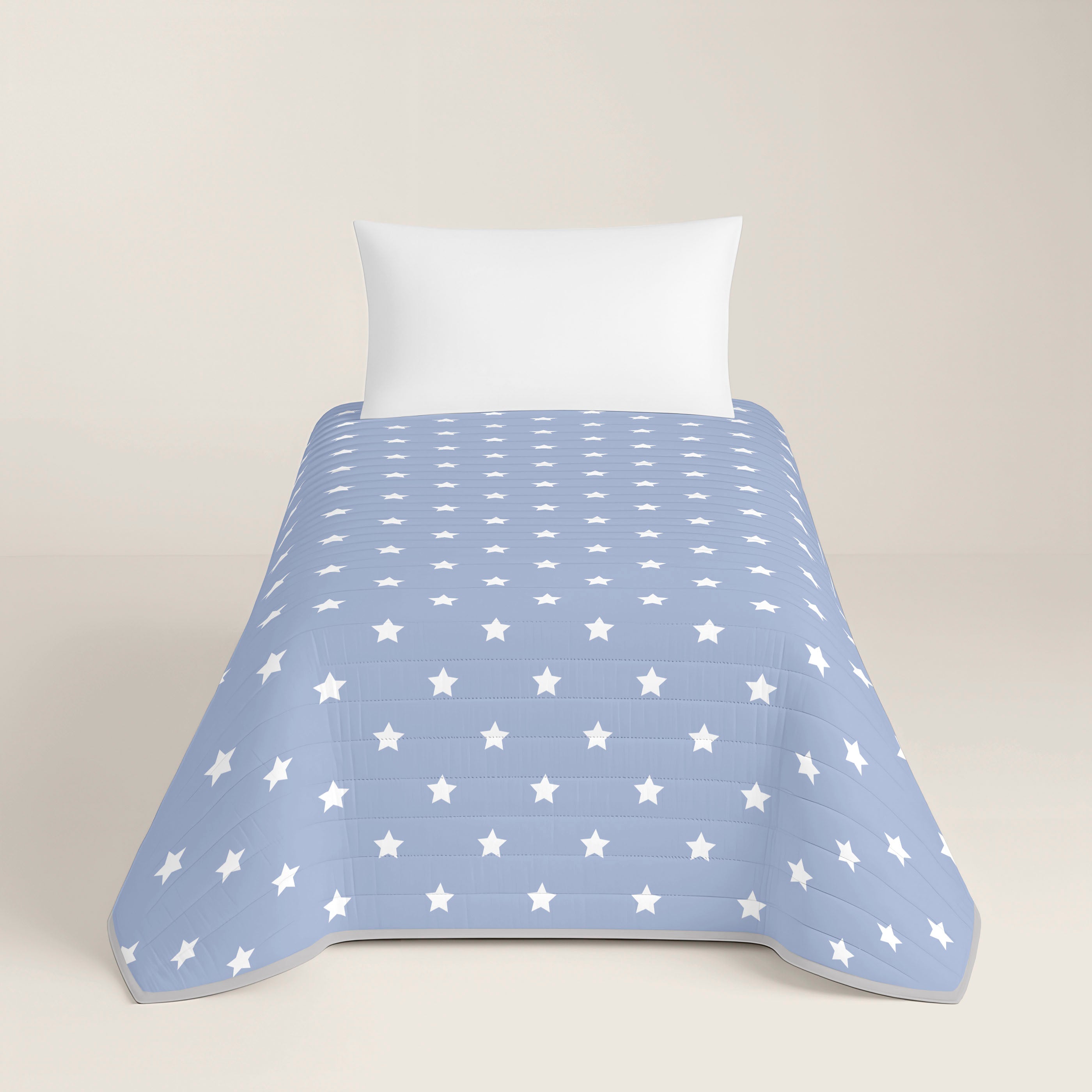 COLCHA BOUTI REVERSIBLE ESTAMPADA INFANTIL IDOGGY PATCH 100% ALGODÓN