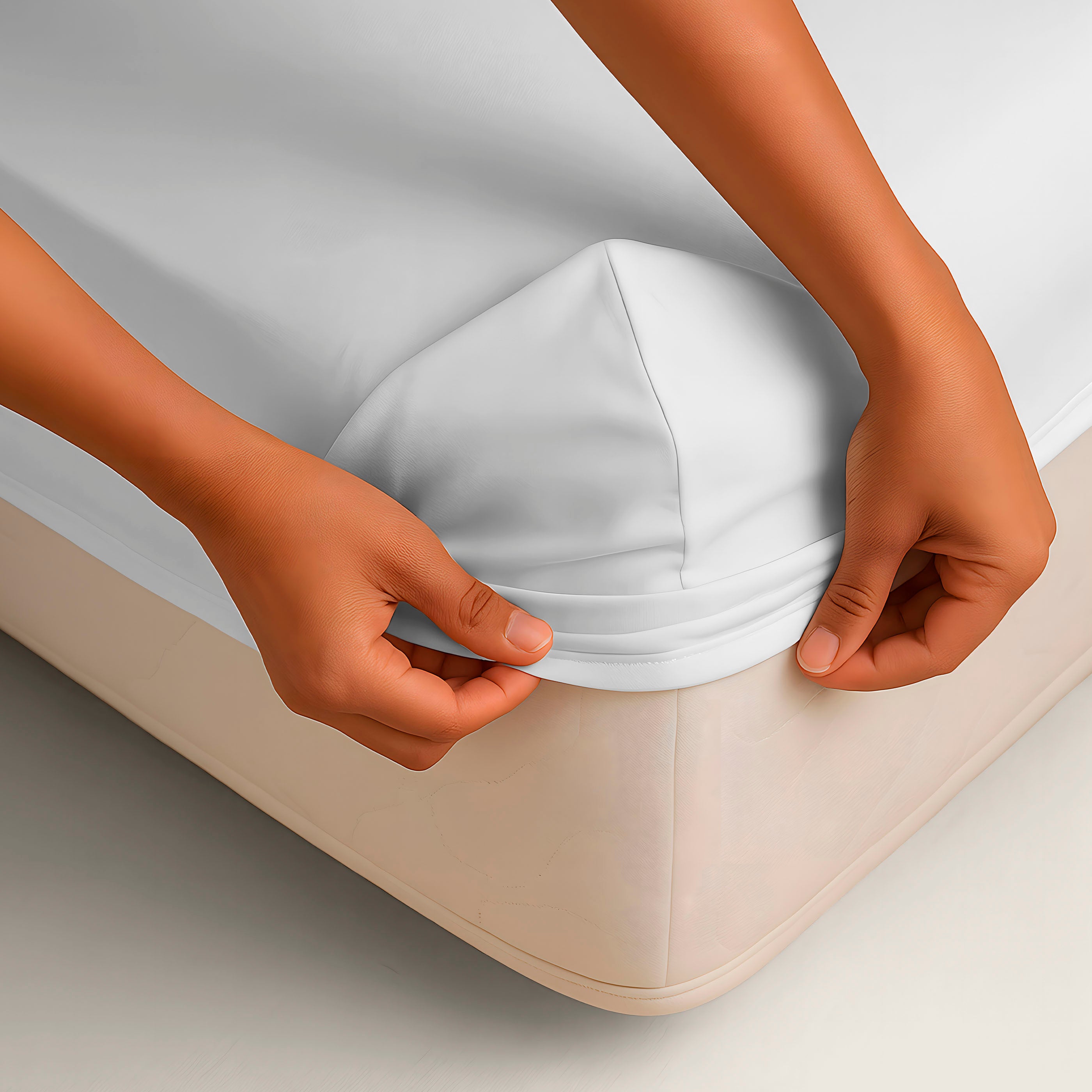 SÁBANA BAJERA AJUSTABLE 100% ALGODÓN BLANCO
