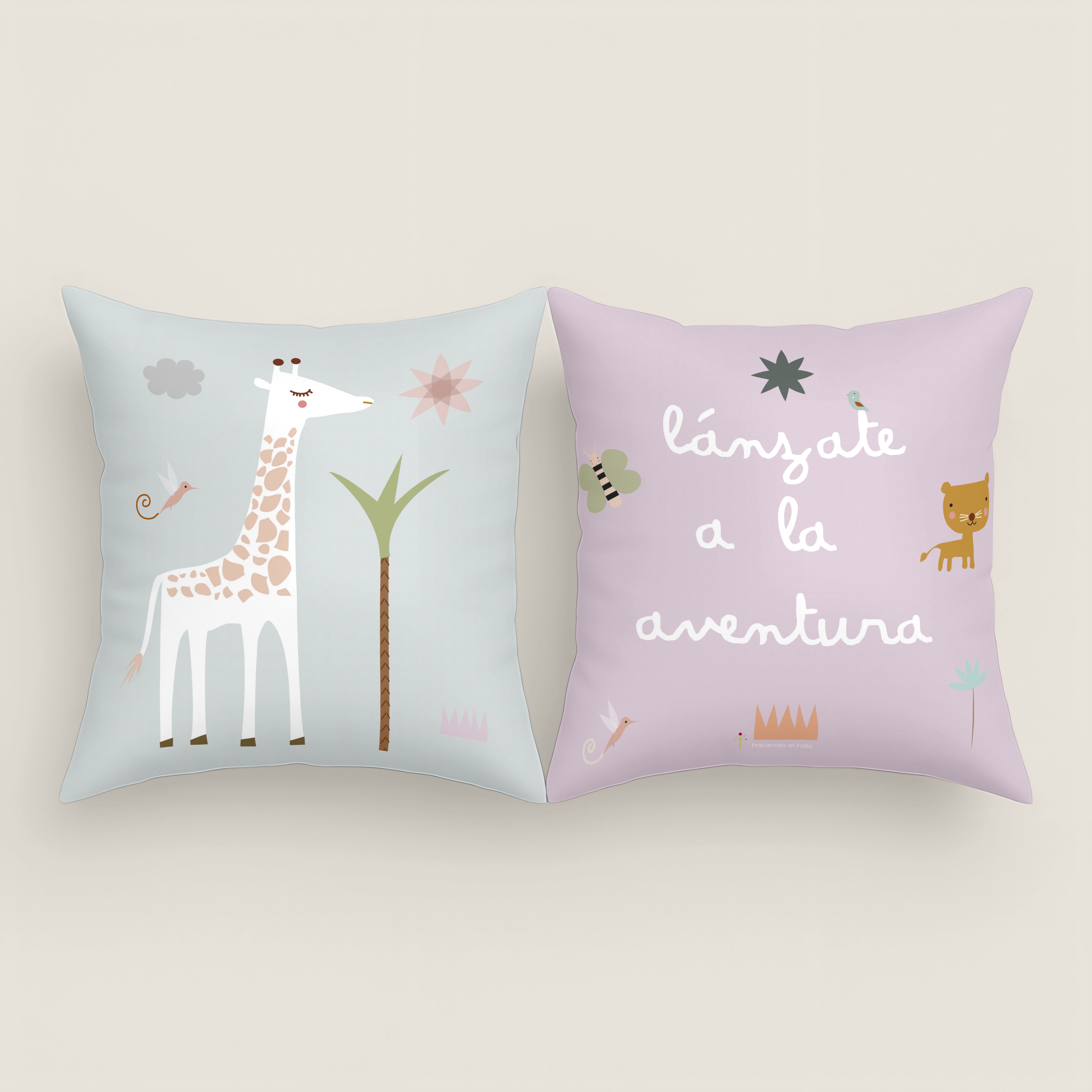FEDERA PER CUSCINO PER BAMBINI STAMPATA ESPLORATRICE 100% COTONE