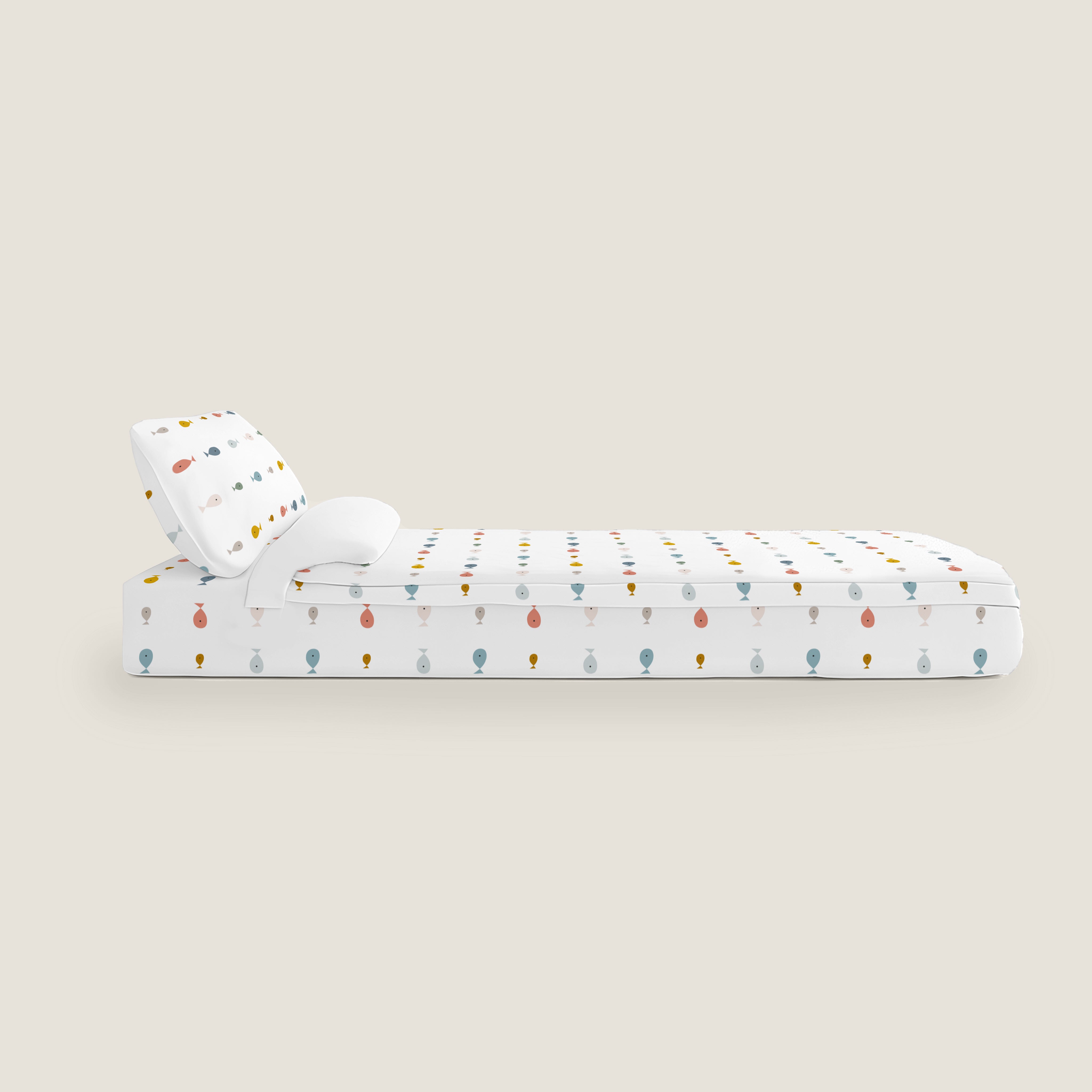 SACCO NORDICO INFANTILE MAPPAMONDO 100% COTONE