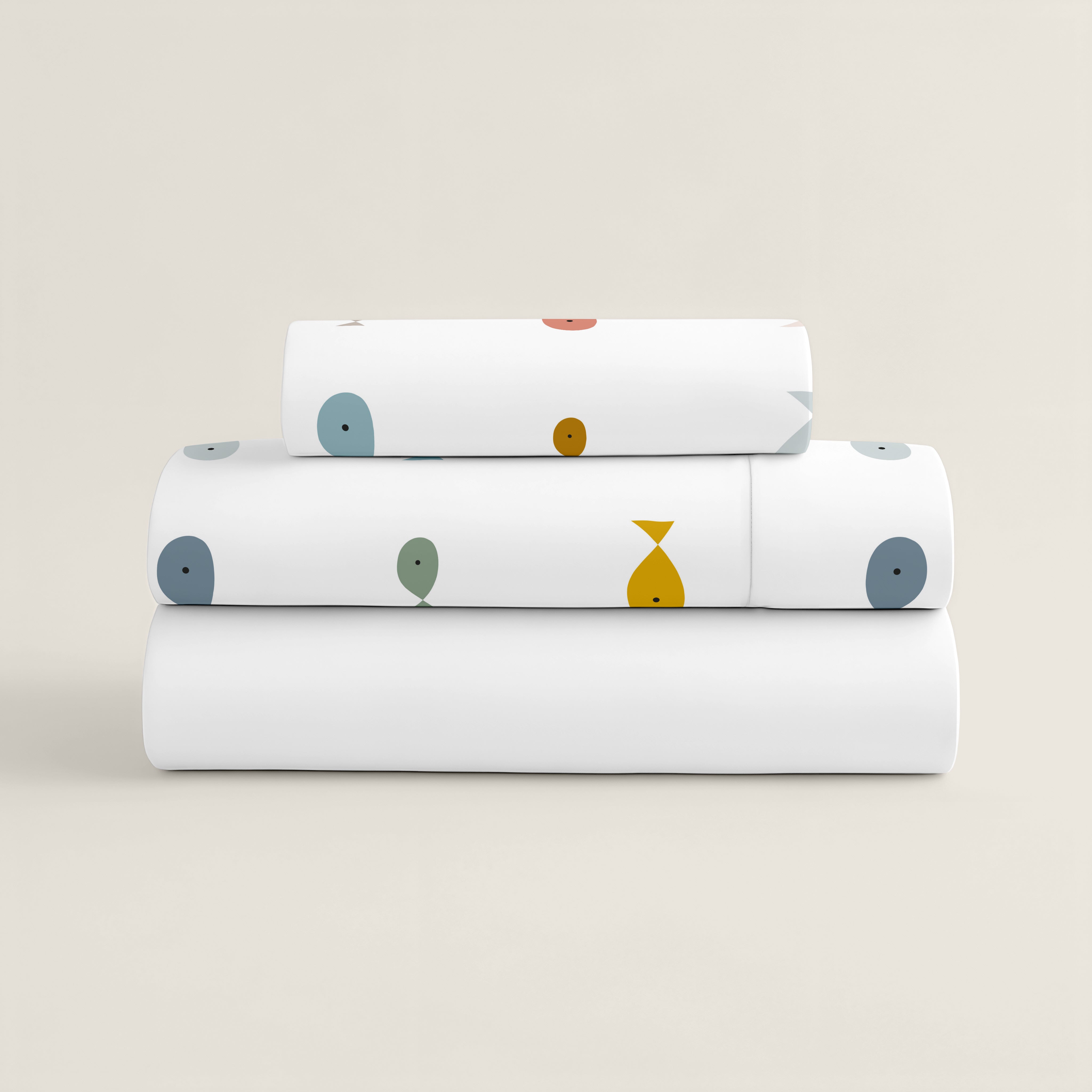 SET LENZUOLA STAMPATE PER BAMBINI MAPPAMONDO COORD 100% COTONE