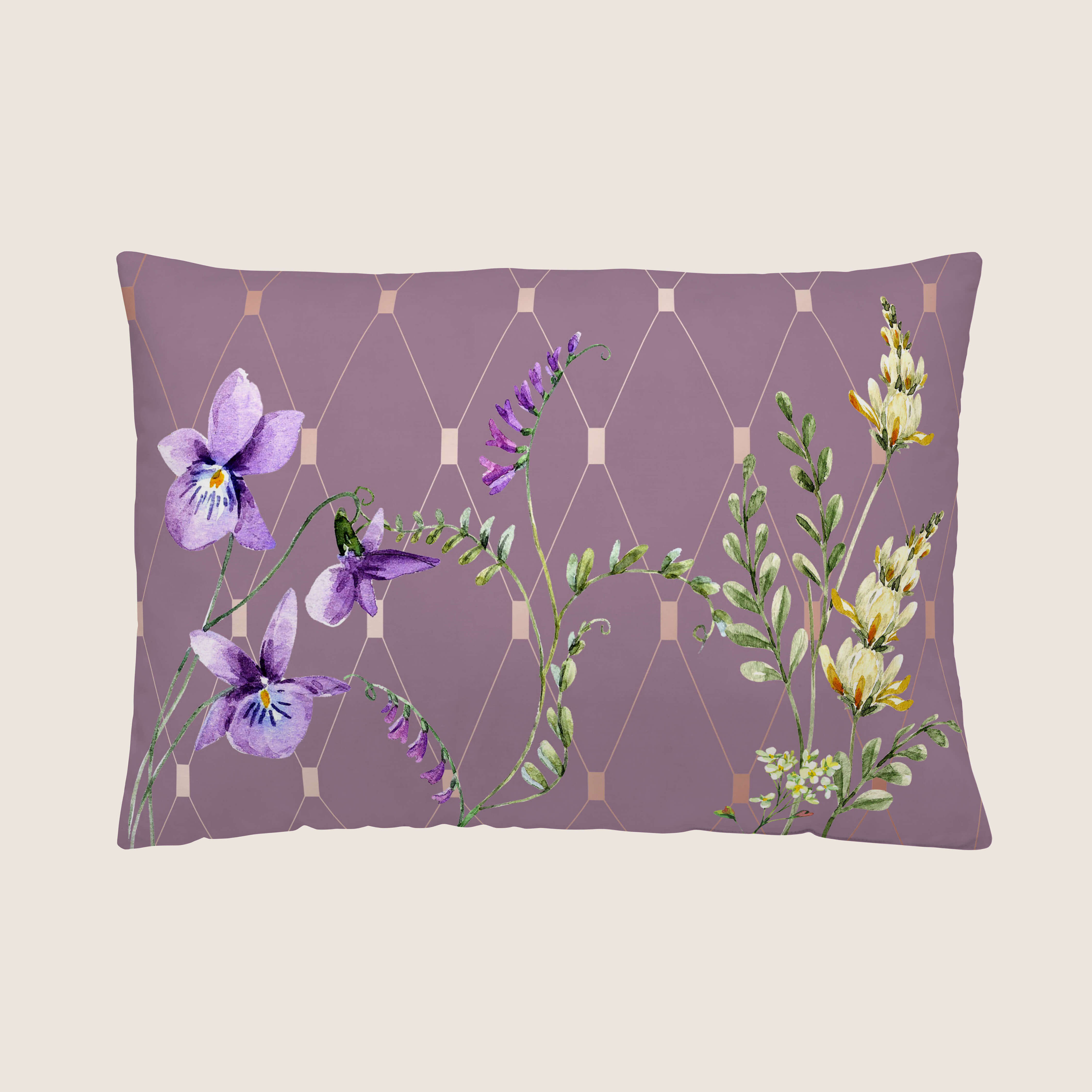 FUNDA DE COJÍN ESTAMPADO MAEVA 100% ALGODÓN