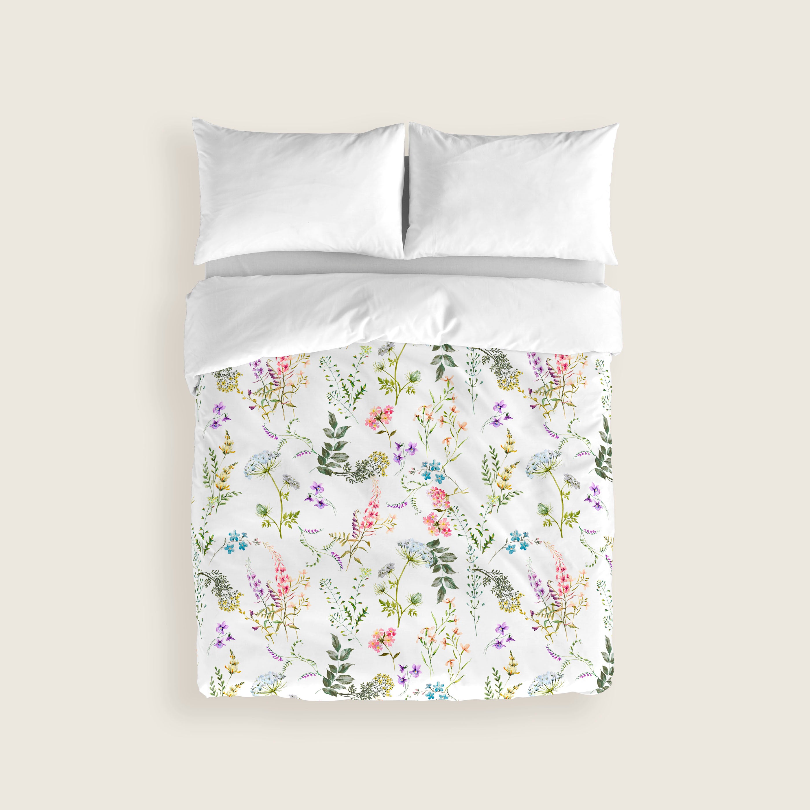 FUNDA NÓRDICA ESTAMPADA MAEVA 100% ALGODÓN