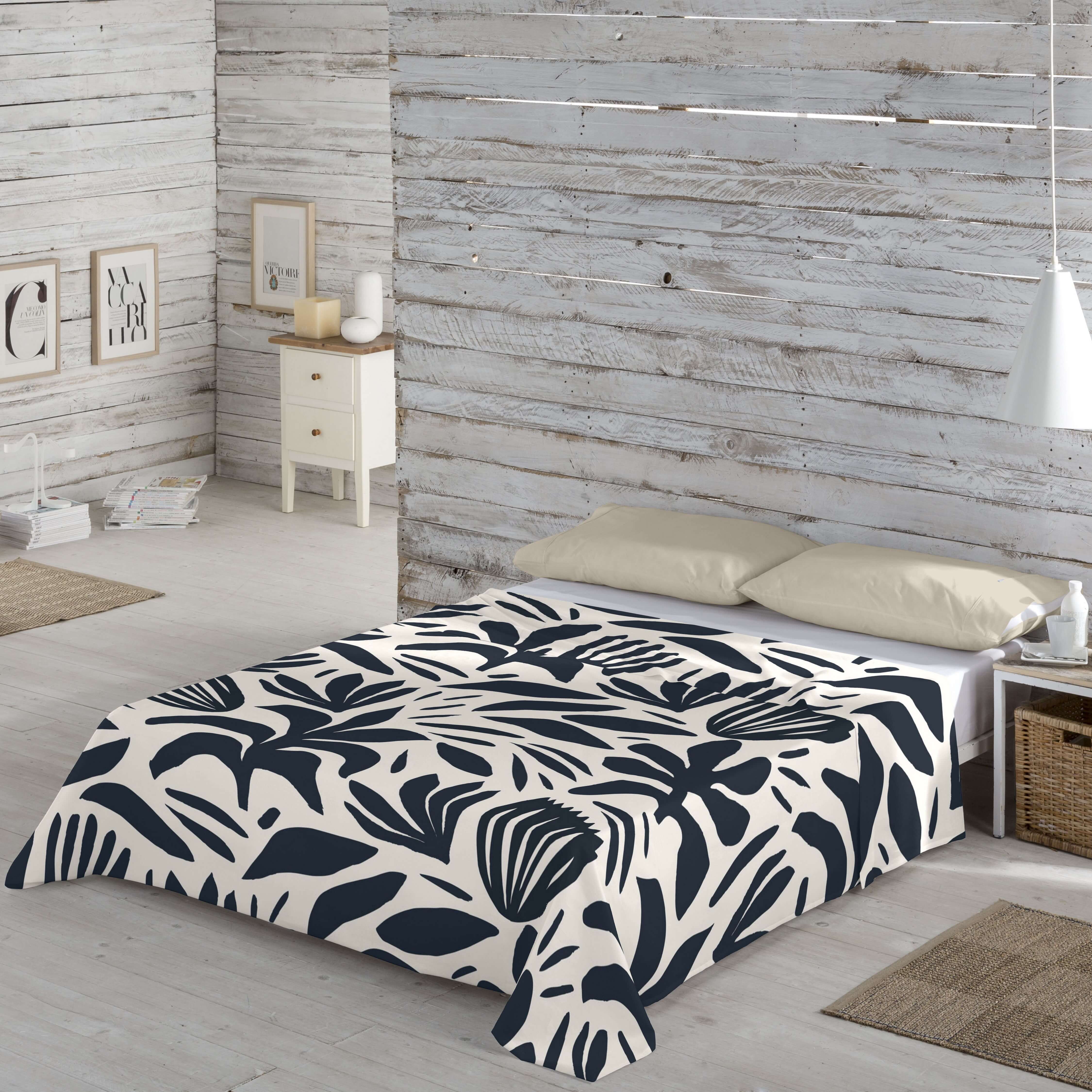 JUEGO SÁBANAS ESTAMPADAS KILE 100% ALGODÓN