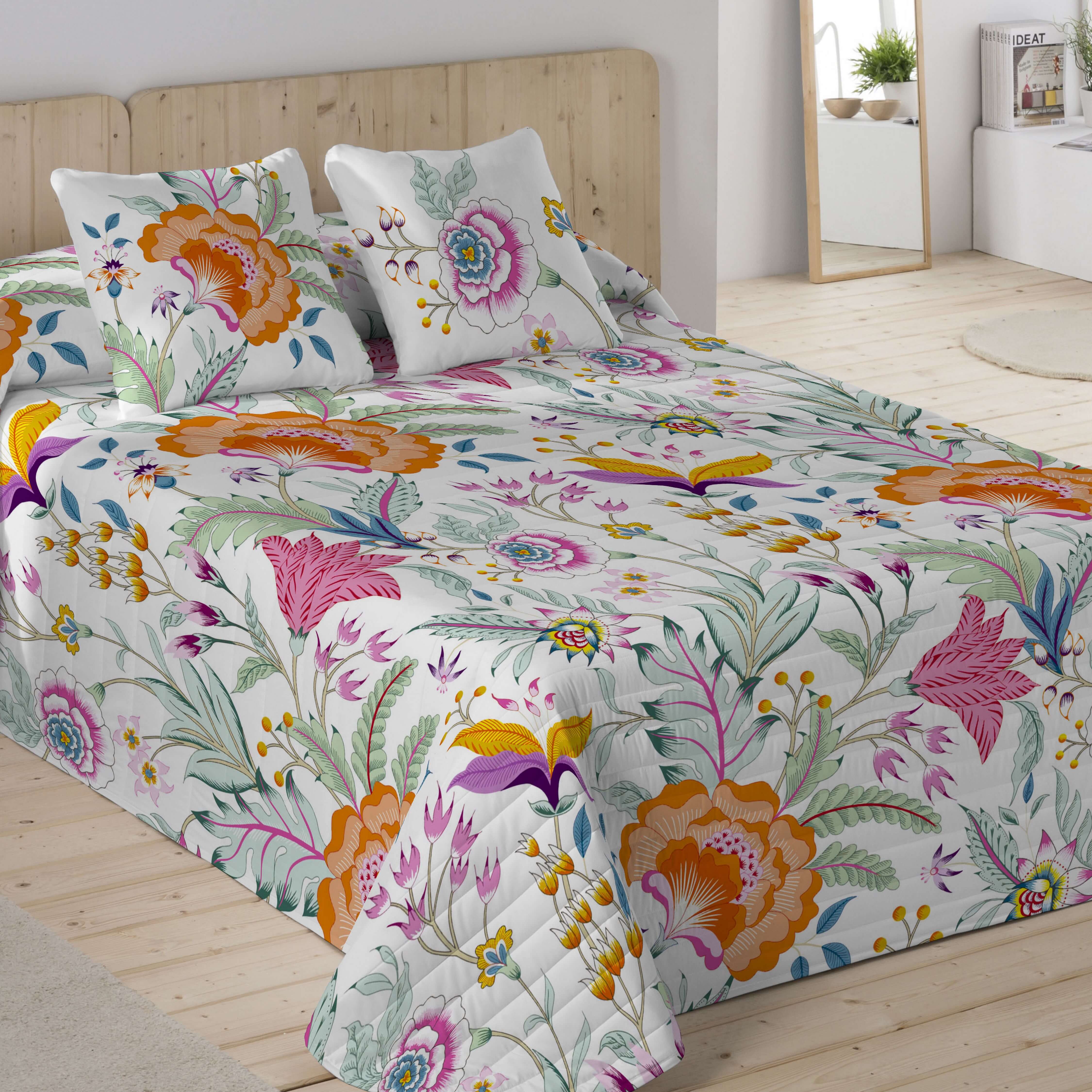 COLCHA BOUTI ESTAMPADA SELENA 100% ALGODÓN