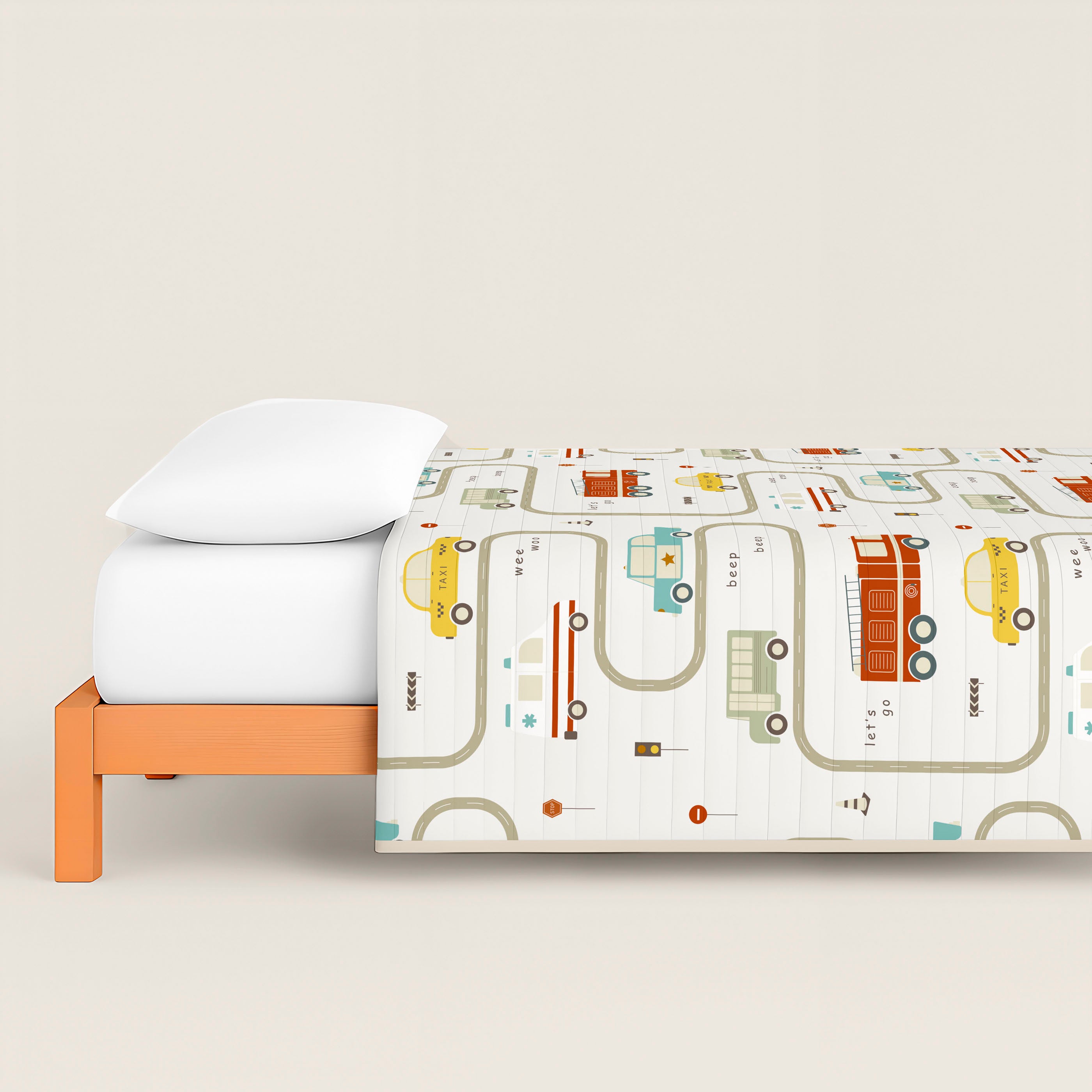 COLCHA BOUTI ESTAMPADA INFANTIL GREM 100% ALGODÓN