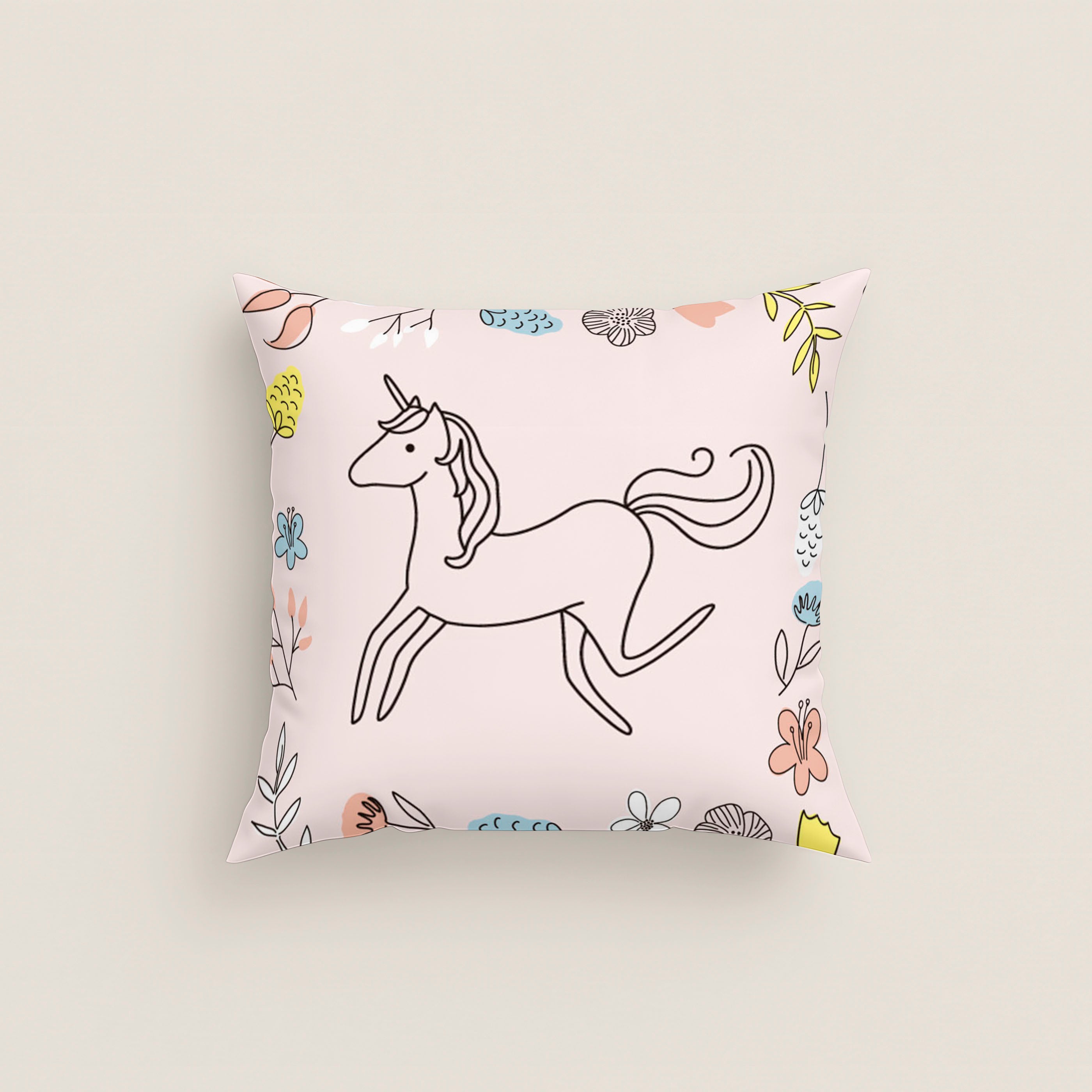 FUNDA DE COJÍN INFANTIL ESTAMPADO DINKY 100% ALGODÓN