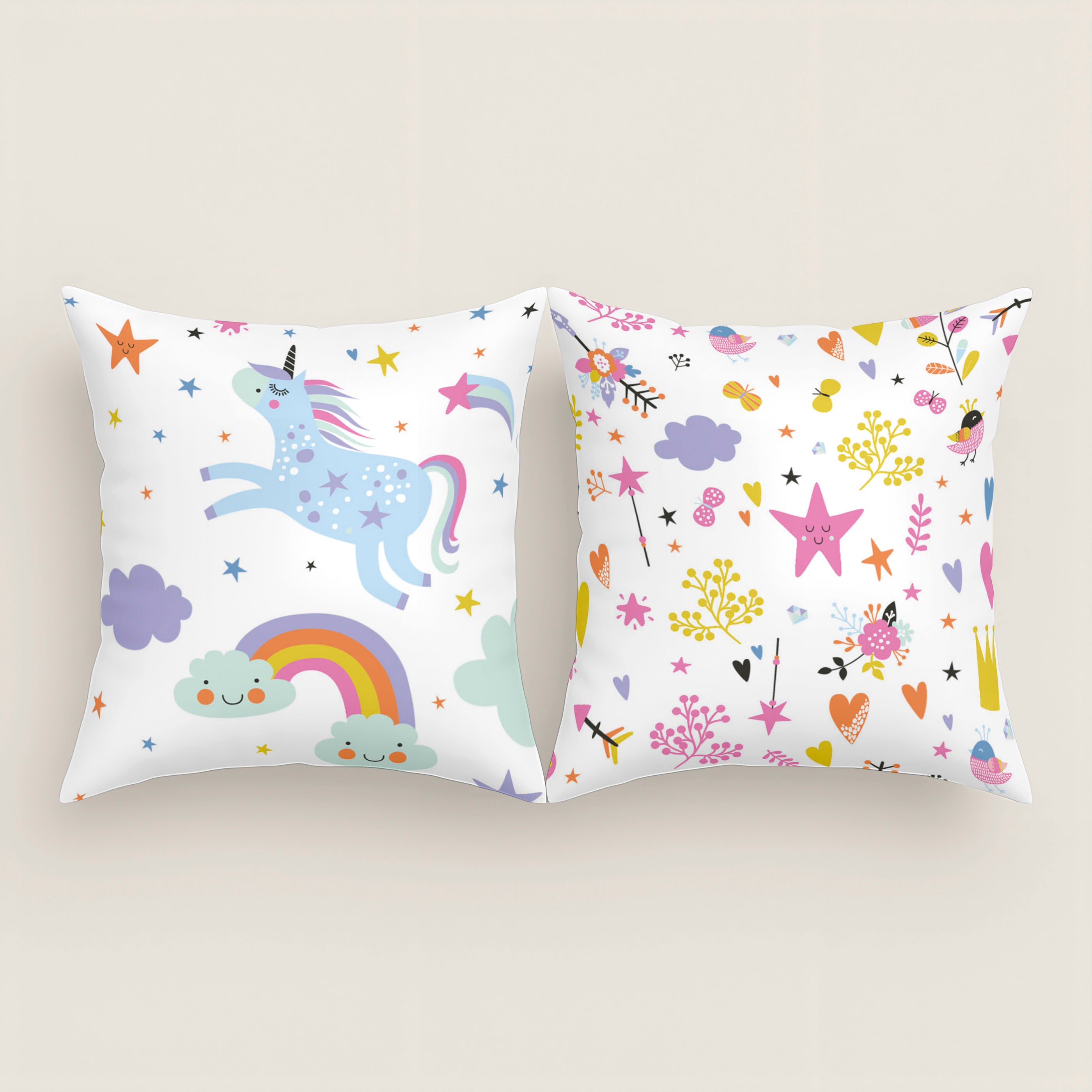 FUNDA DE COJÍN ESTAMPADO SPARKLY 100% ALGODÓN