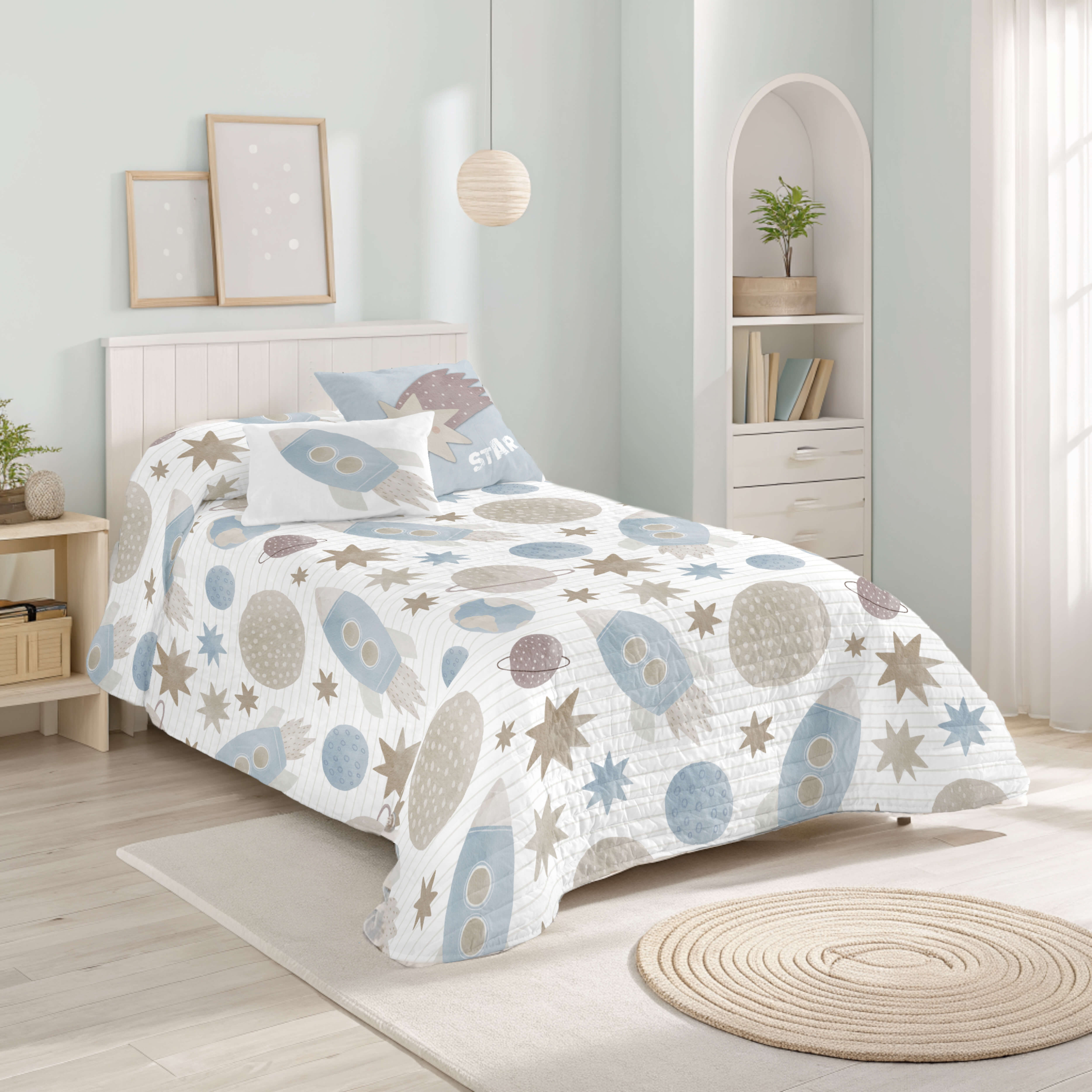 COLCHA BOUTI ESTAMPADA INFANTIL ORION