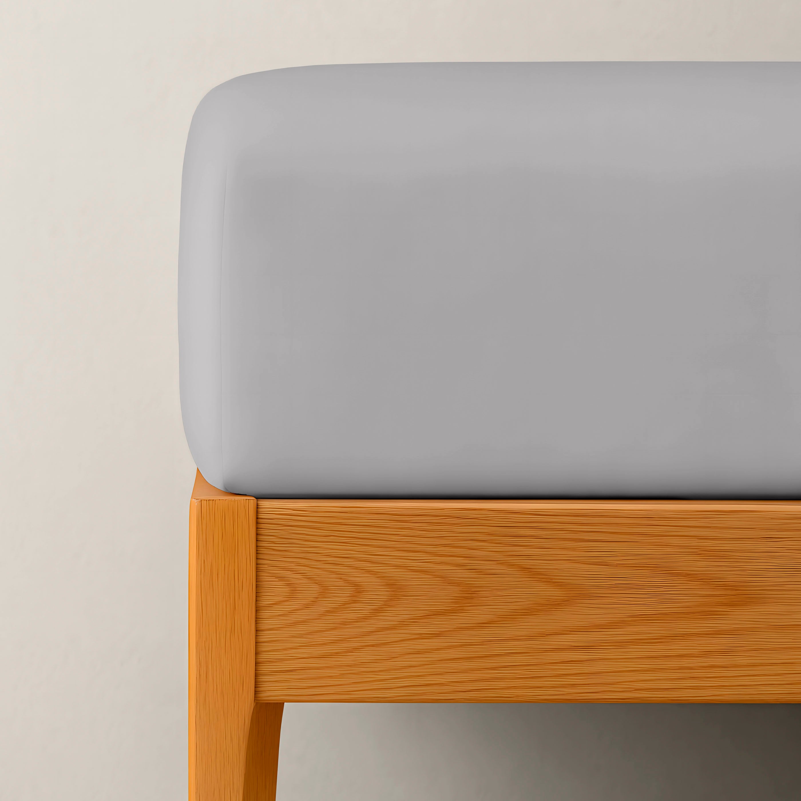 SÁBANA BAJERA AJUSTABLE 100% ALGODÓN GRIS PÁLIDO