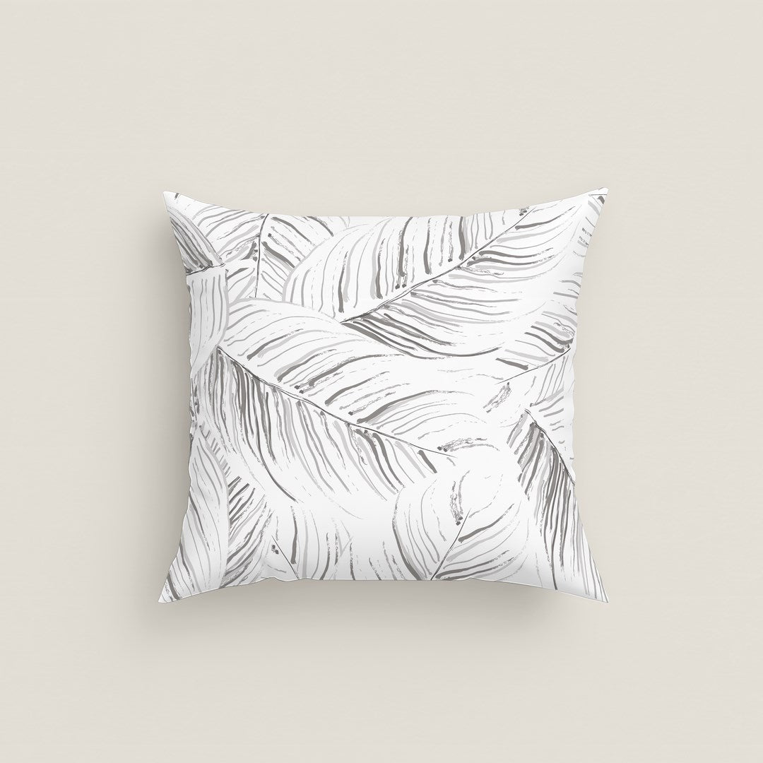 FUNDA DE COJÍN ESTAMPADO ACANTO STONE 100% ALGODÓN
