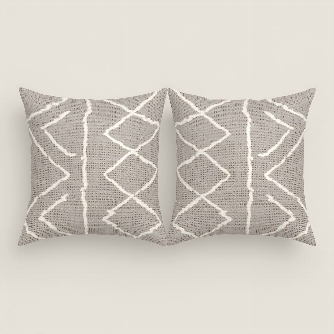 FUNDA DE COJÍN ESTAMPADO NAUEK LINEN 100% ALGODÓN