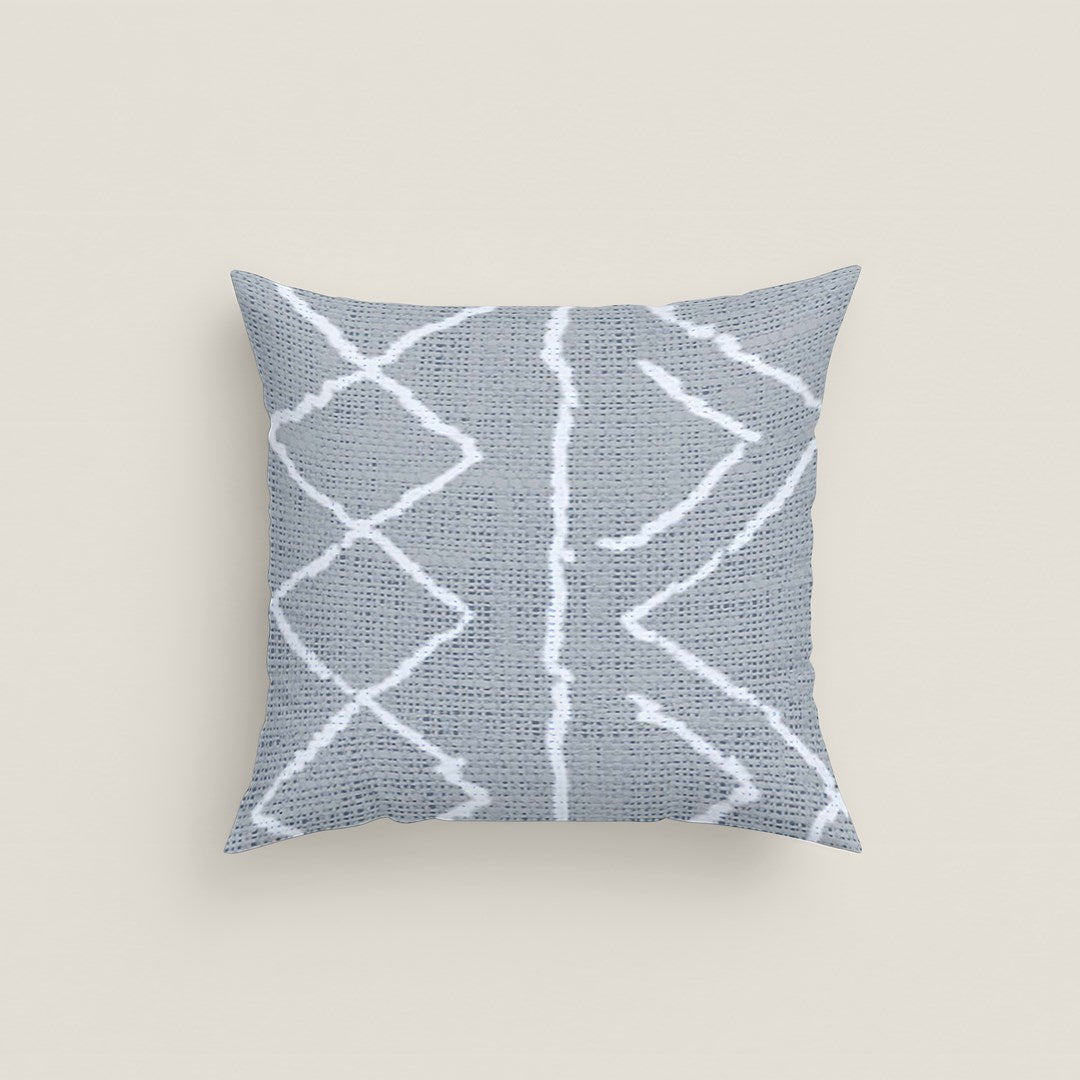 FUNDA DE COJÍN ESTAMPADO NAUEK GREY 100% ALGODÓN