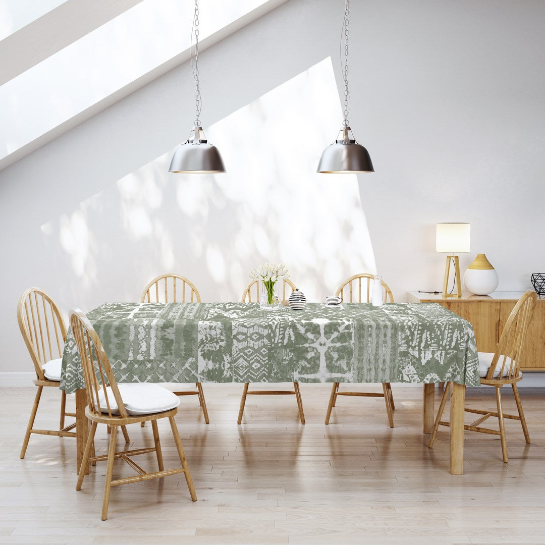MANTEL ESTAMPADO ANTIMANCHAS MIVE SAGE