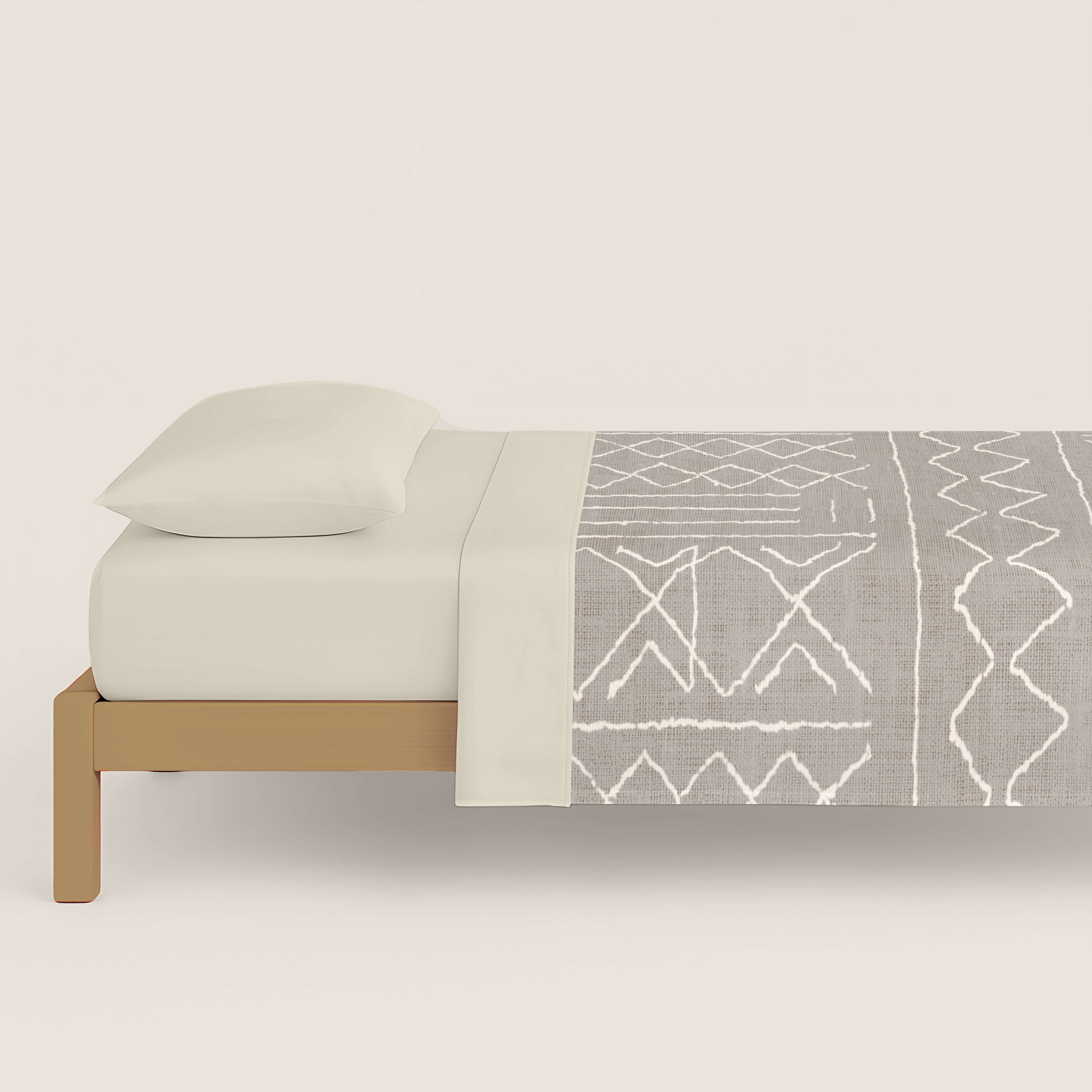 FUNDA NÓRDICA ESTAMPADA NAUEK LINEN 100% ALGODÓN