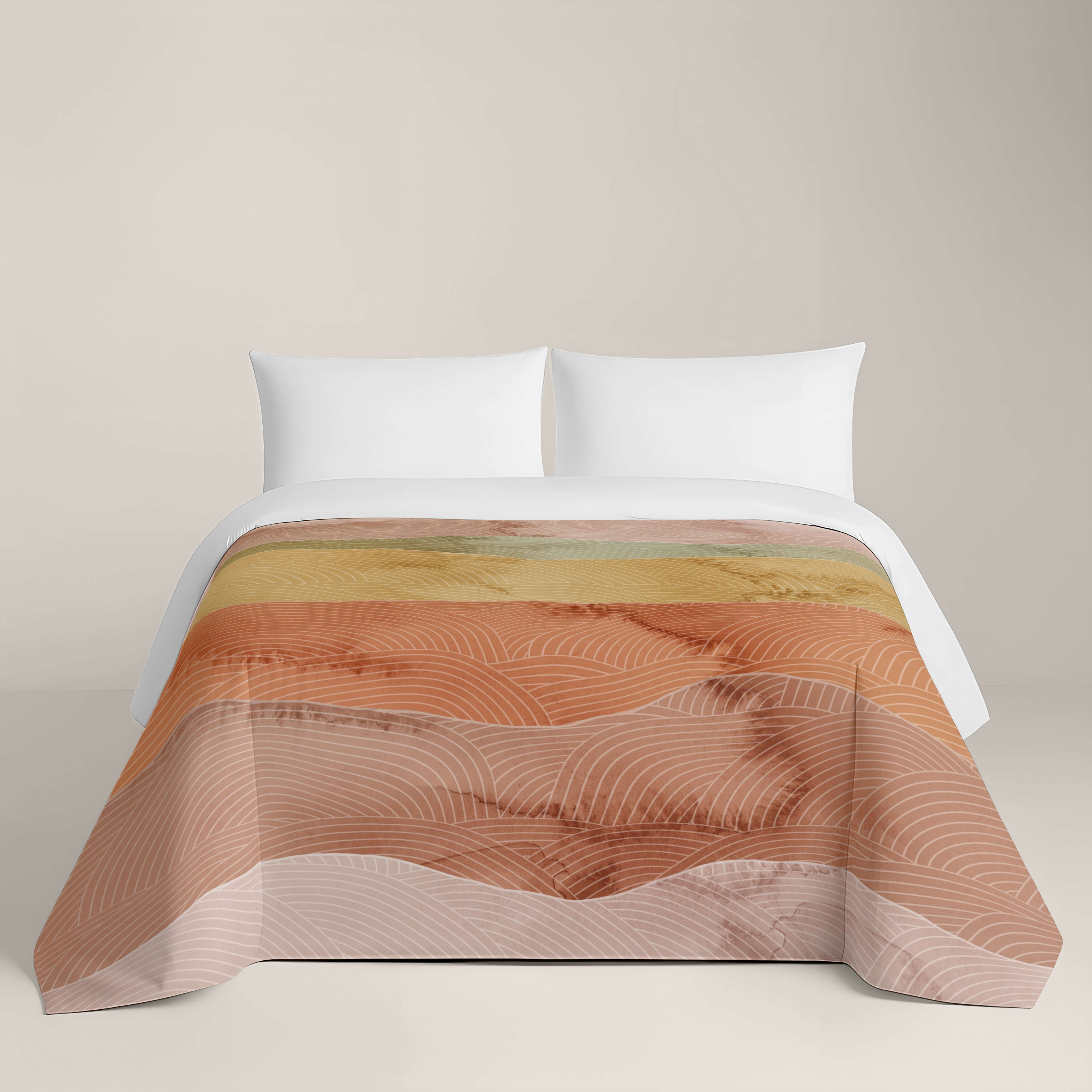 FUNDA NÓRDICA ESTAMPADA OCEAN TERRA 100% ALGODÓN