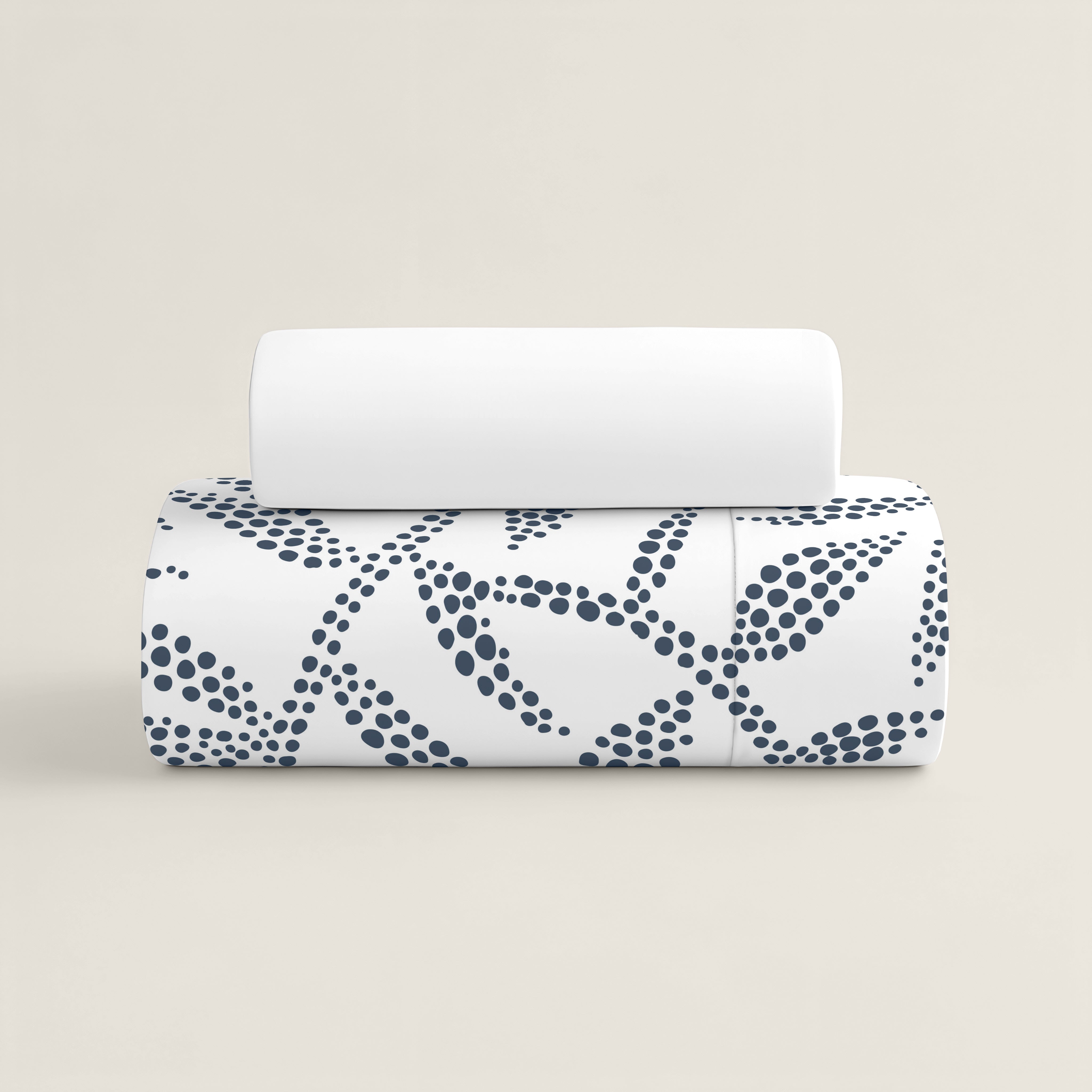 FUNDA NÓRDICA ESTAMPADA WAKIA BLUE 100% ALGODÓN