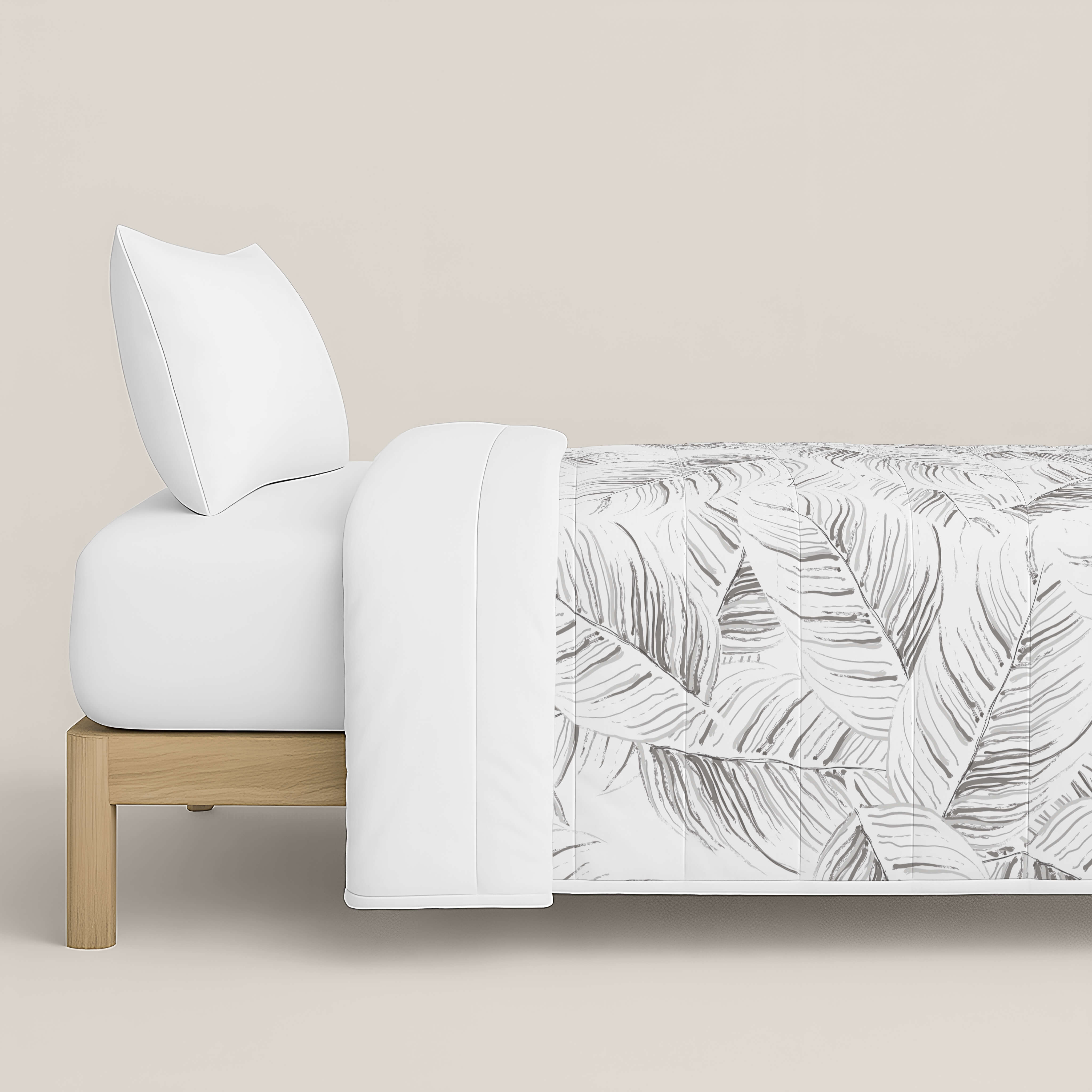 EDREDÓN NÓRDICO ESTAMPADO ACANTO STONE