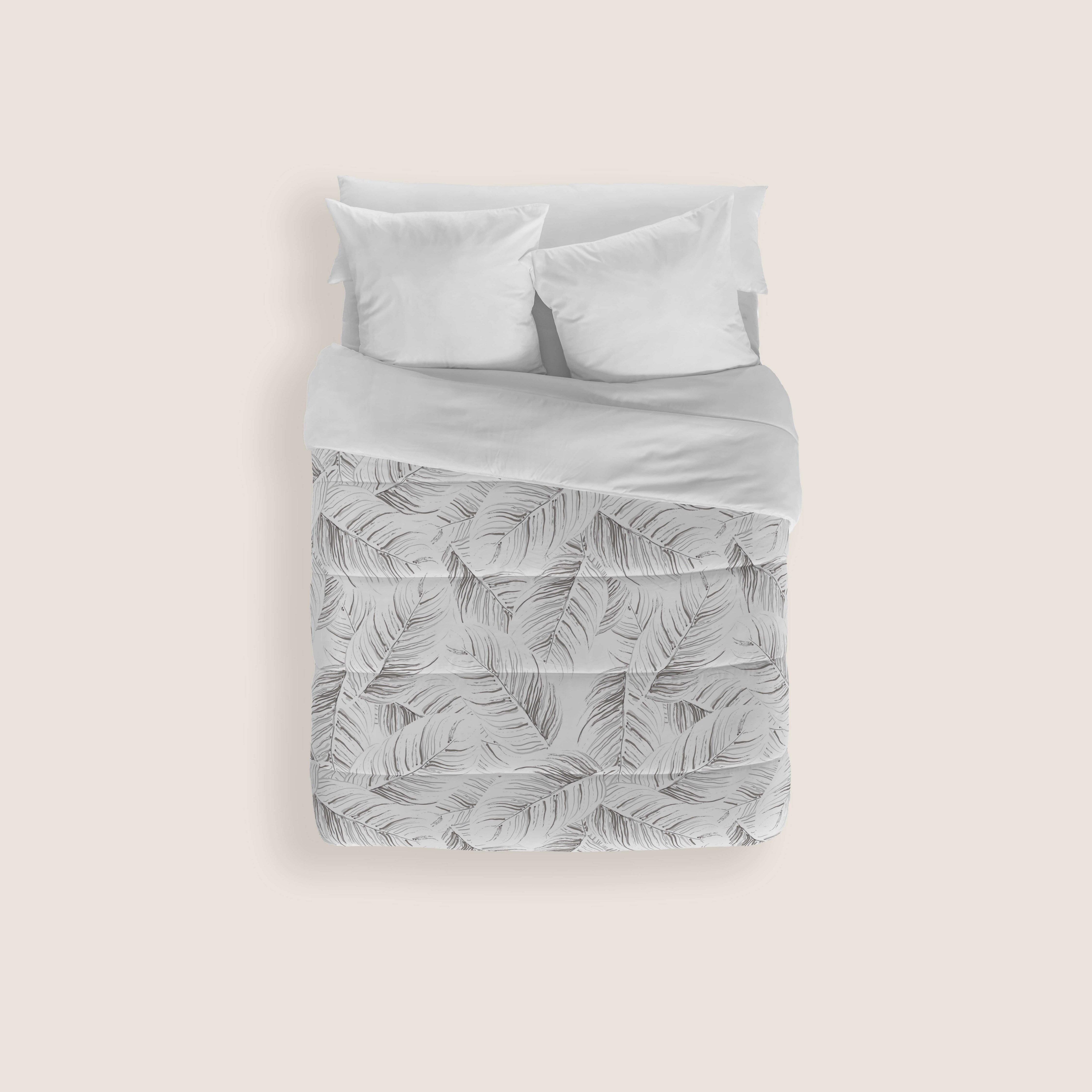 EDREDÓN NÓRDICO ESTAMPADO ACANTO STONE