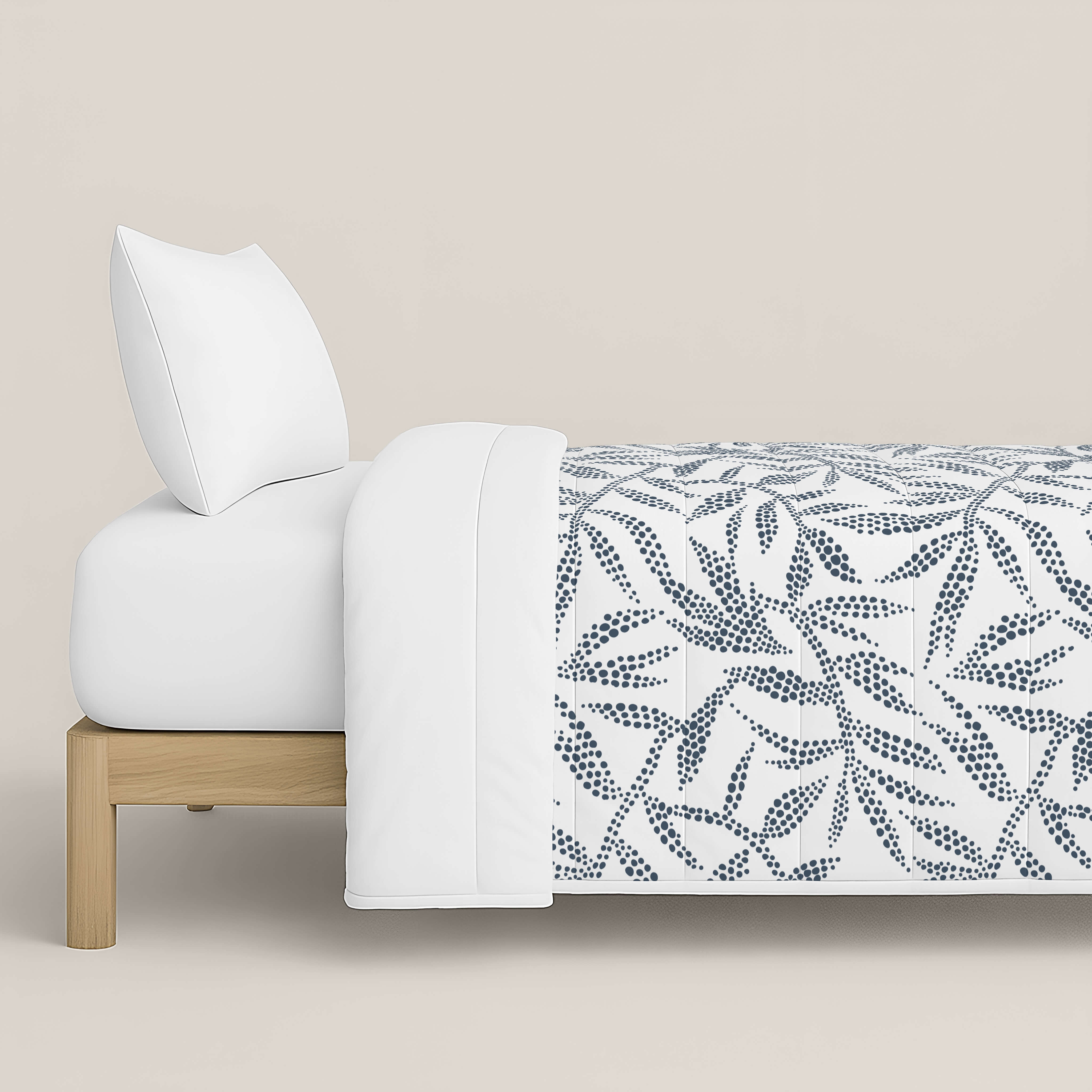 EDREDÓN NÓRDICO ESTAMPADO WAKIA BLUE