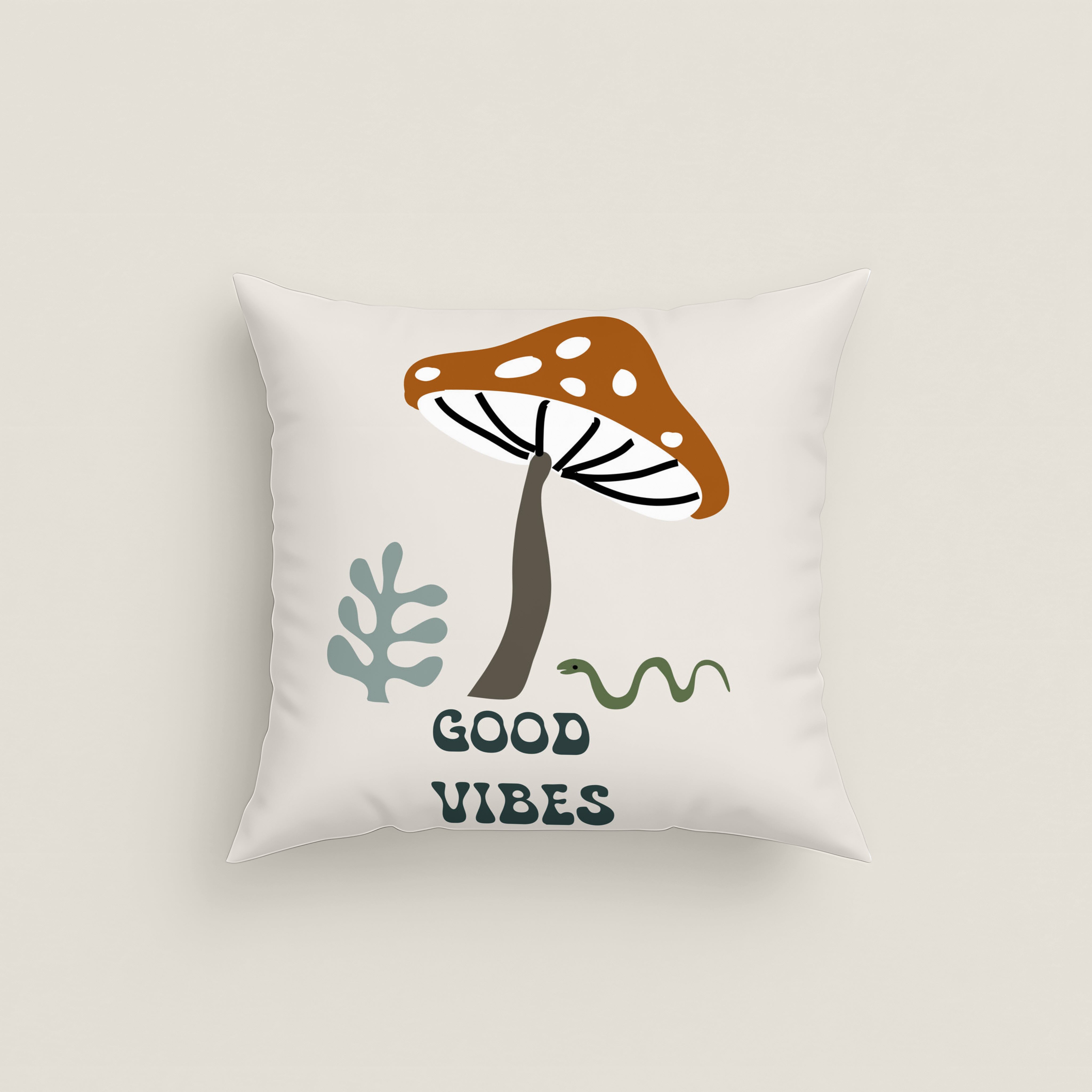 FEDERA PER CUSCINO PER BAMBINI STAMPATA GOODVIBES 100% COTONE