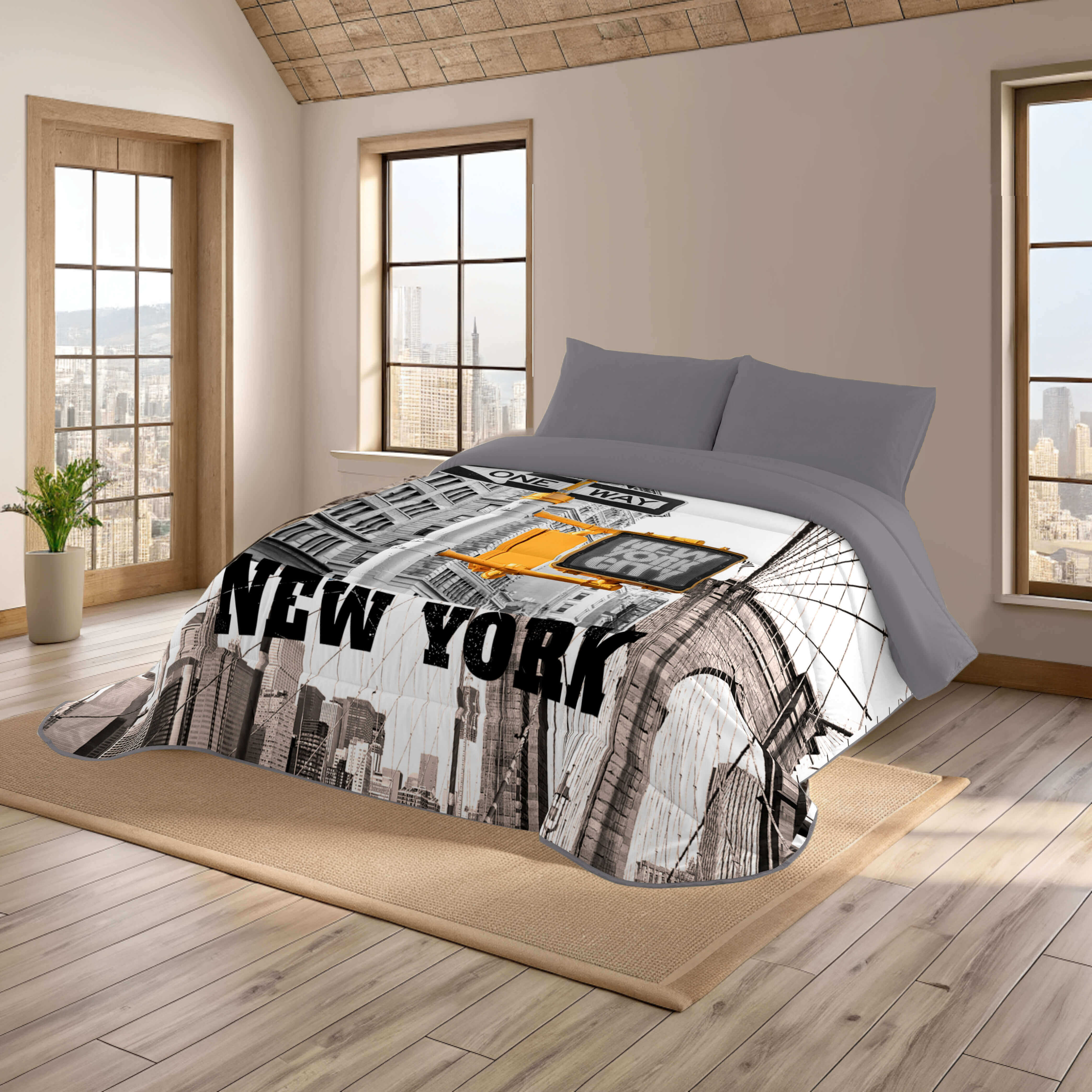 EDREDÓN NÓRDICO ESTAMPADO BROOKLYN