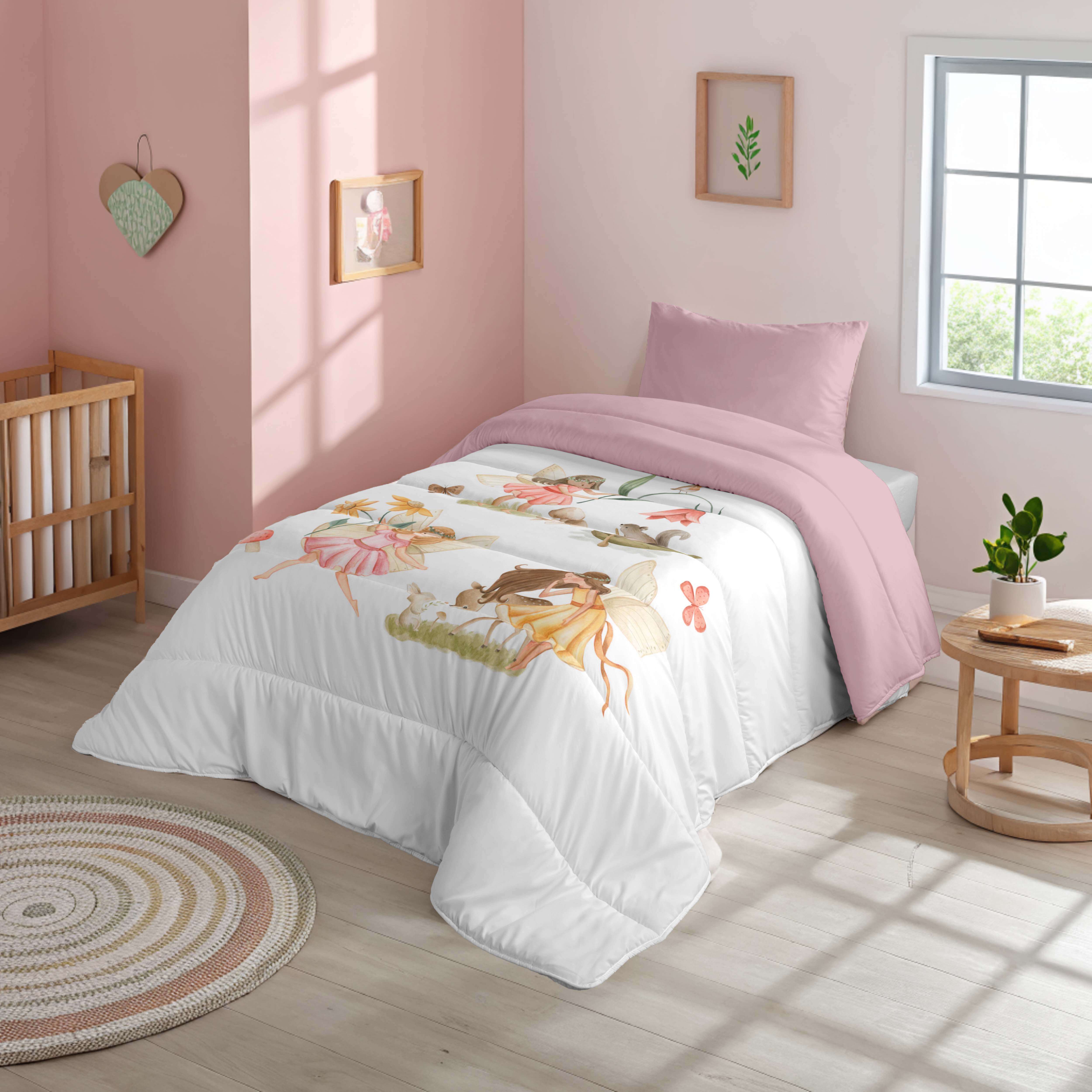 EDREDÓN NÓRDICO ESTAMPADO INFANTIL FLORA