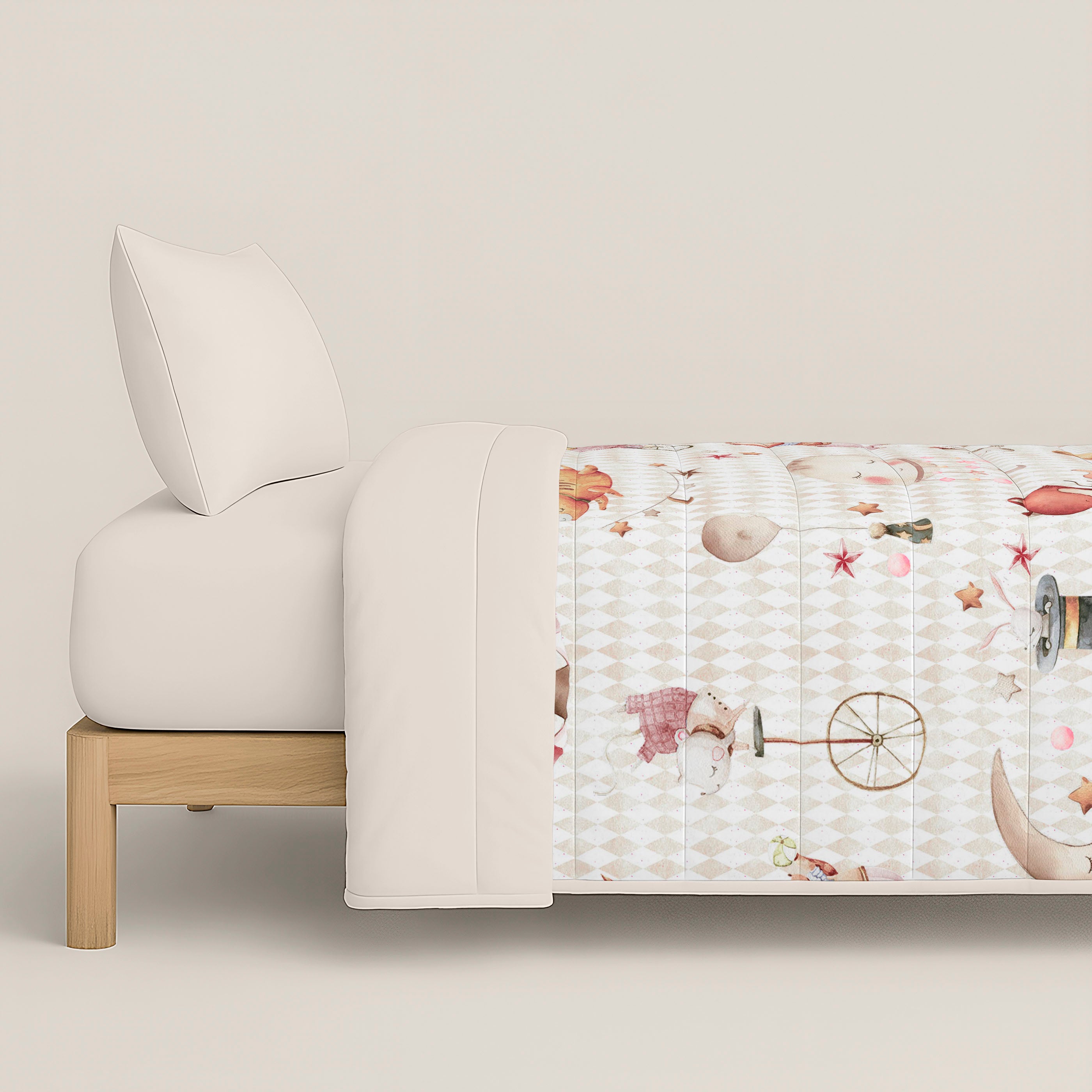 EDREDÓN NÓRDICO ESTAMPADO INFANTIL CIRCUS