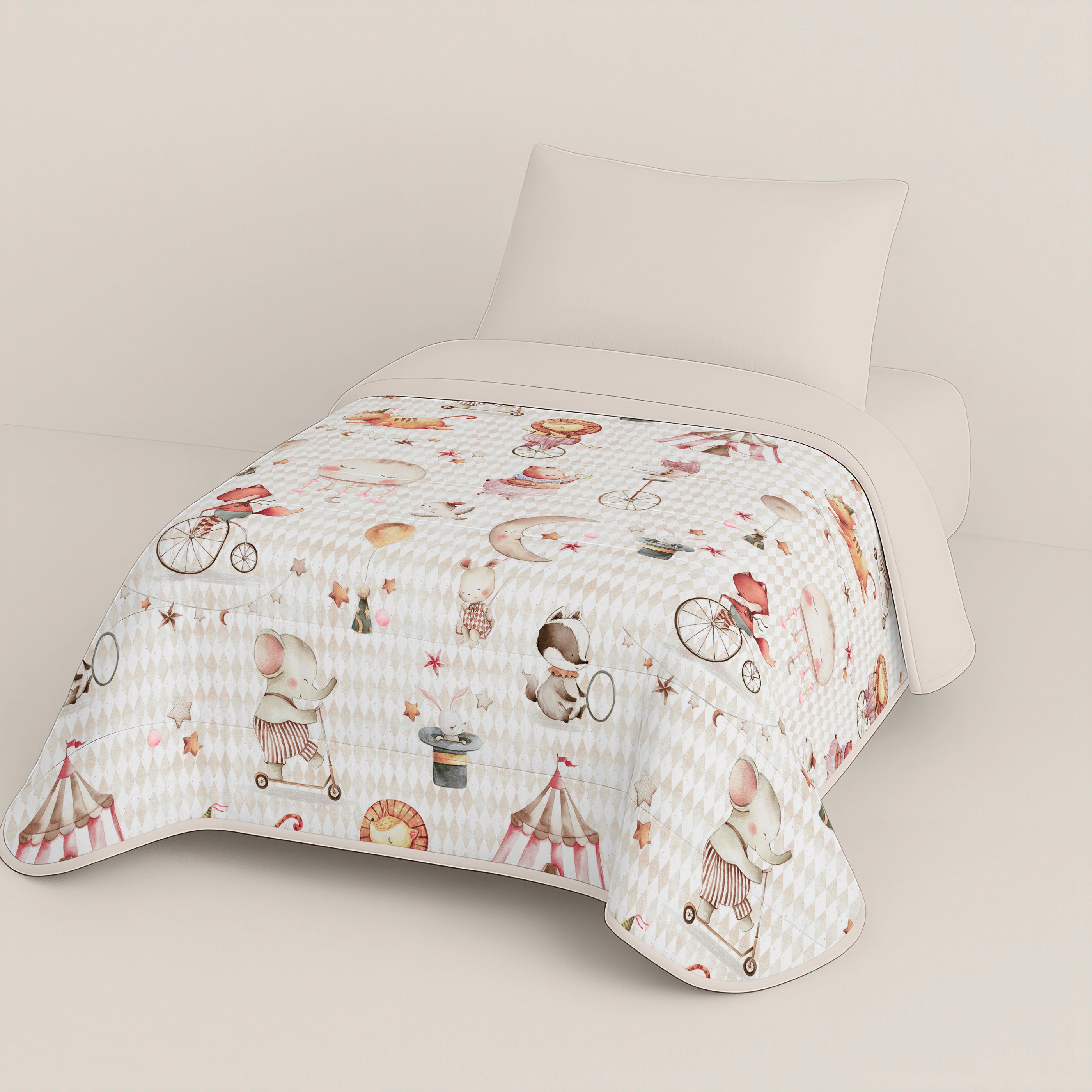 EDREDÓN NÓRDICO ESTAMPADO INFANTIL CIRCUS