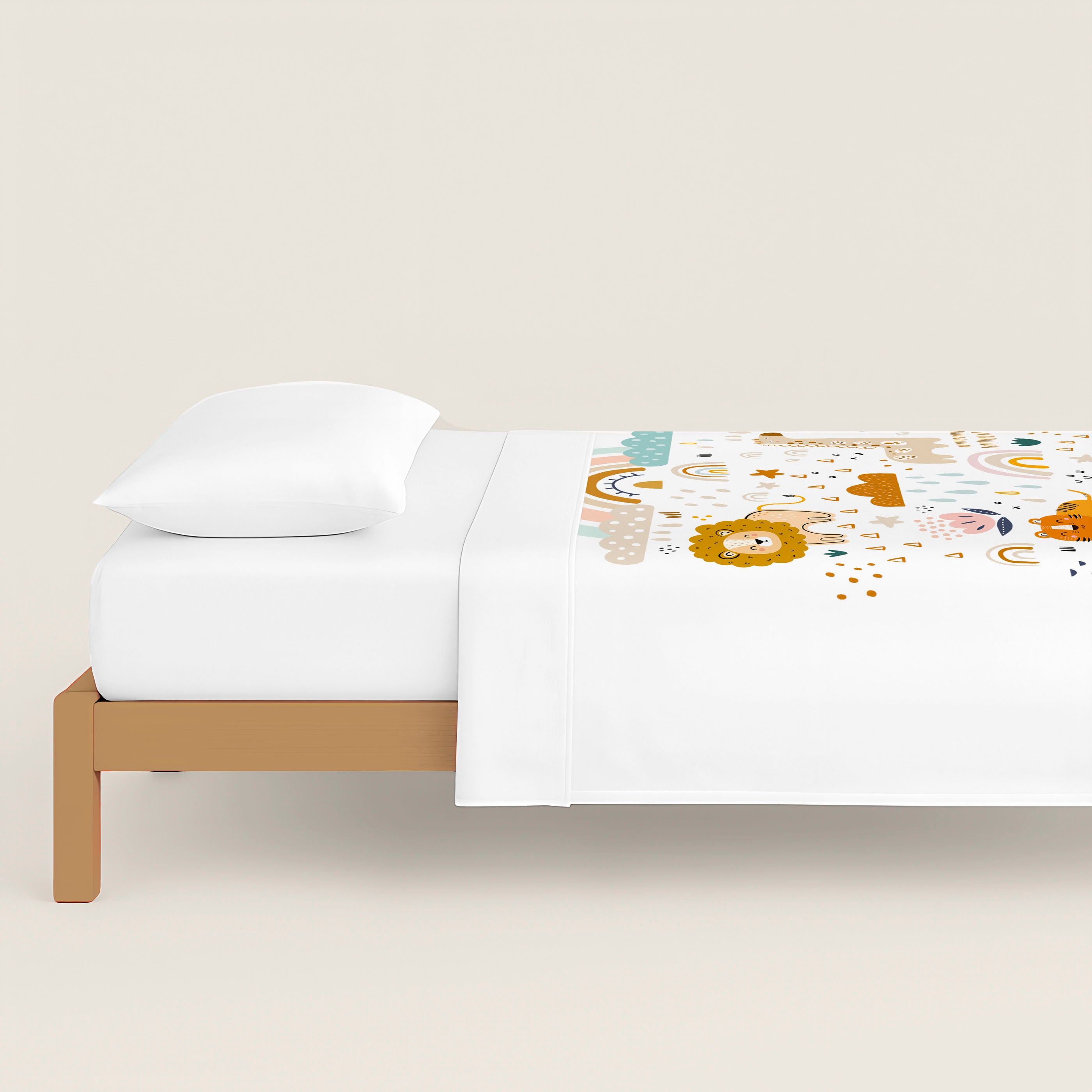 FUNDA NÓRDICA ESTAMPADA INFANTIL OBINI 100% ALGODÓN