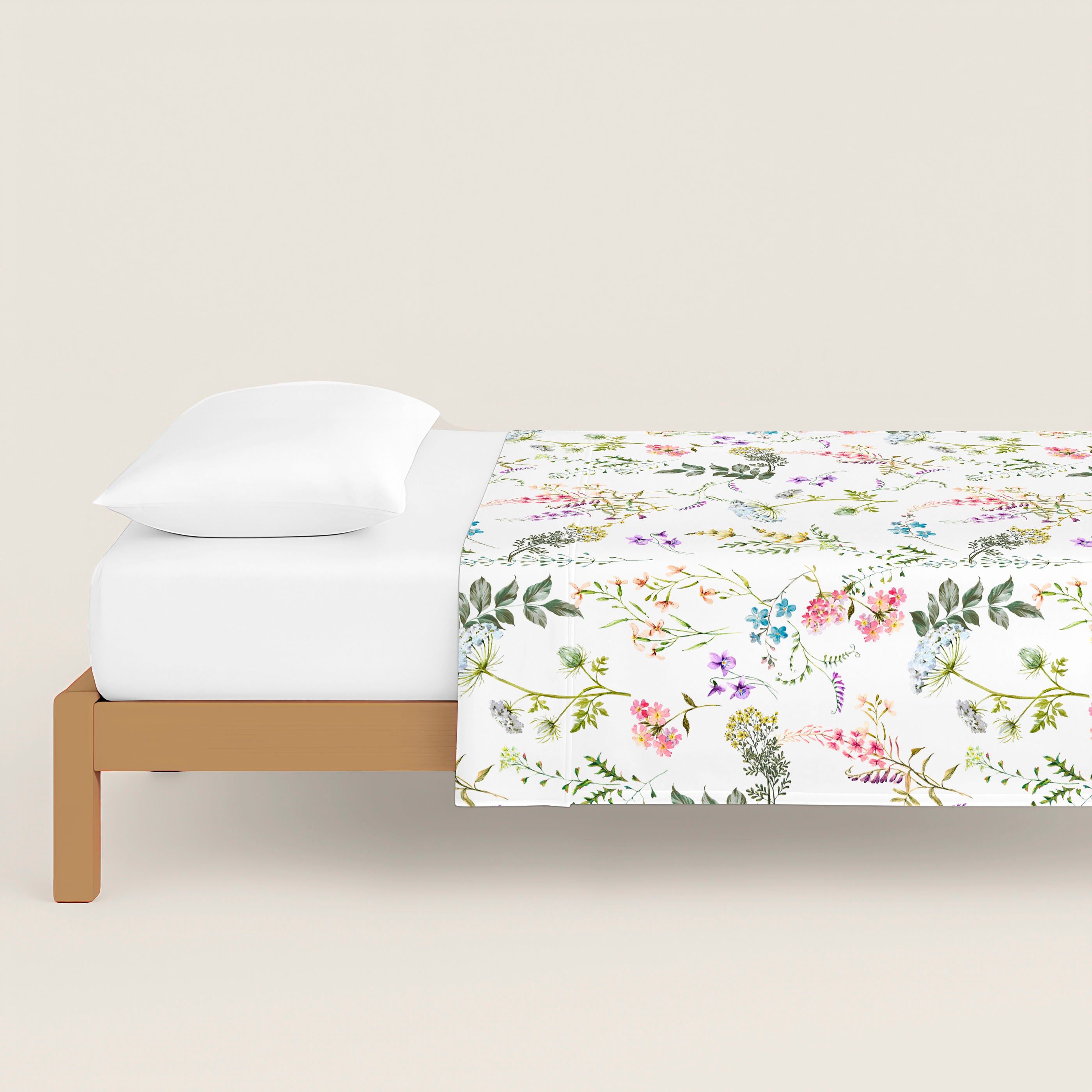 JUEGO SÁBANAS ESTAMPADAS MAEVA 100% ALGODÓN