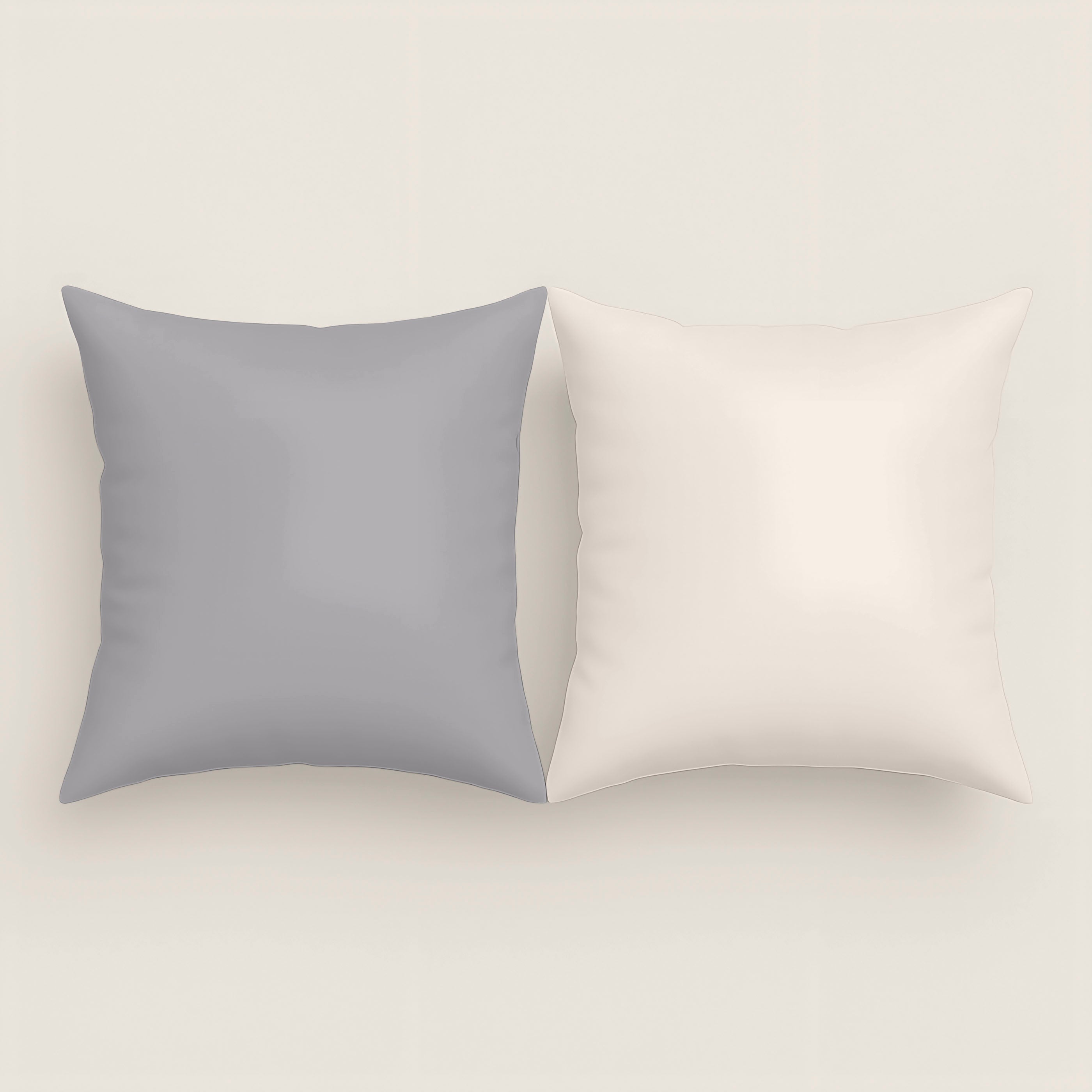 FUNDA DE COJÍN BICOLOR GRIS L.807/PIEDRA L.198