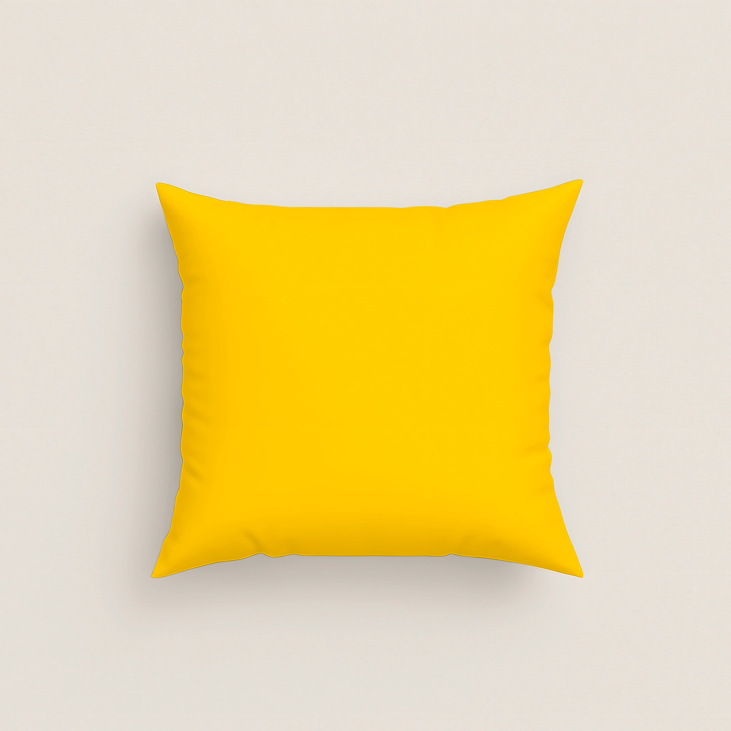 FUNDA DE COJÍN BICOLOR MOSTAZA P.14/GRIS L.807