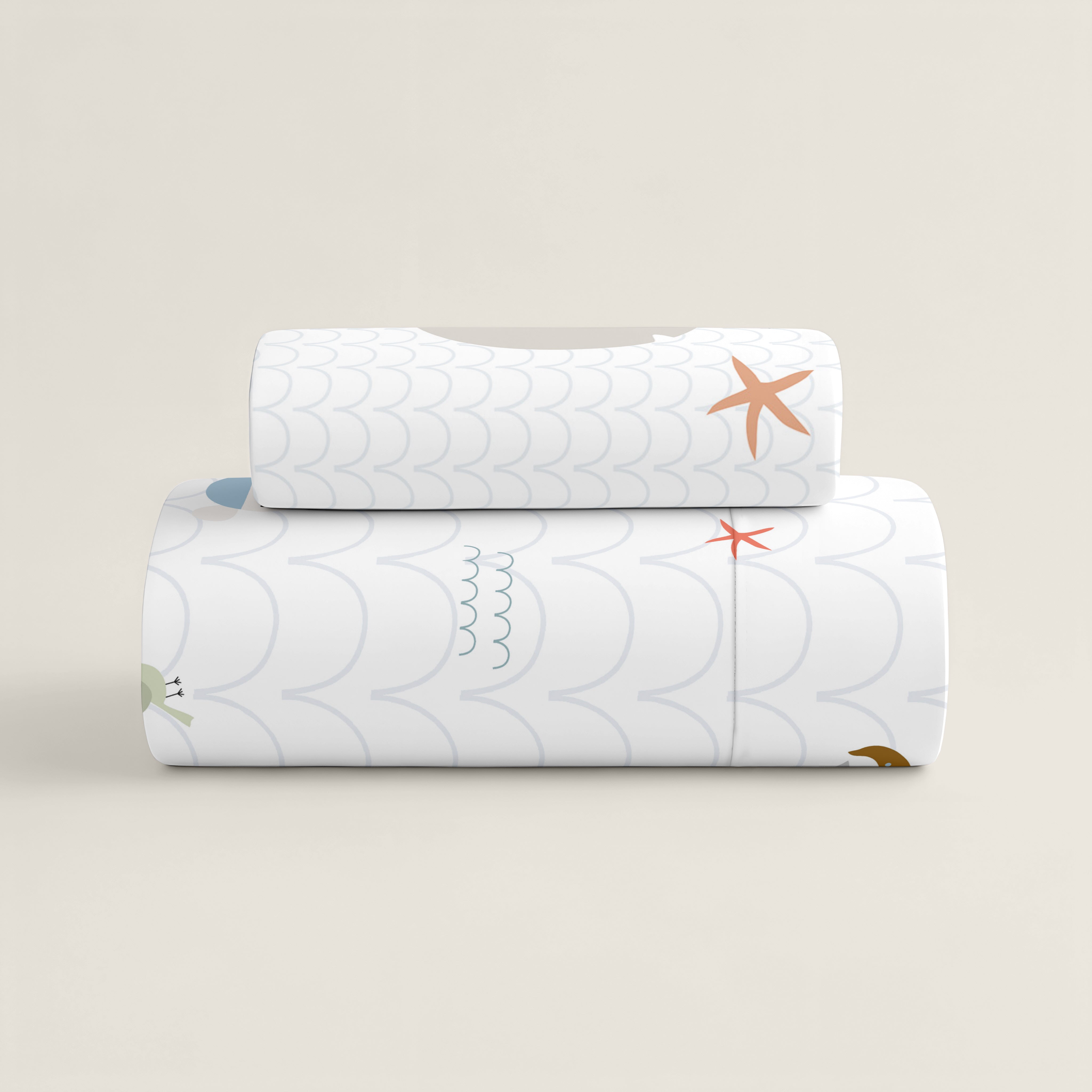 FUNDA NÓRDICA REVERSIBLE CUNA BEBÉ AVENTURA PIRATA 100% ALGODÓN