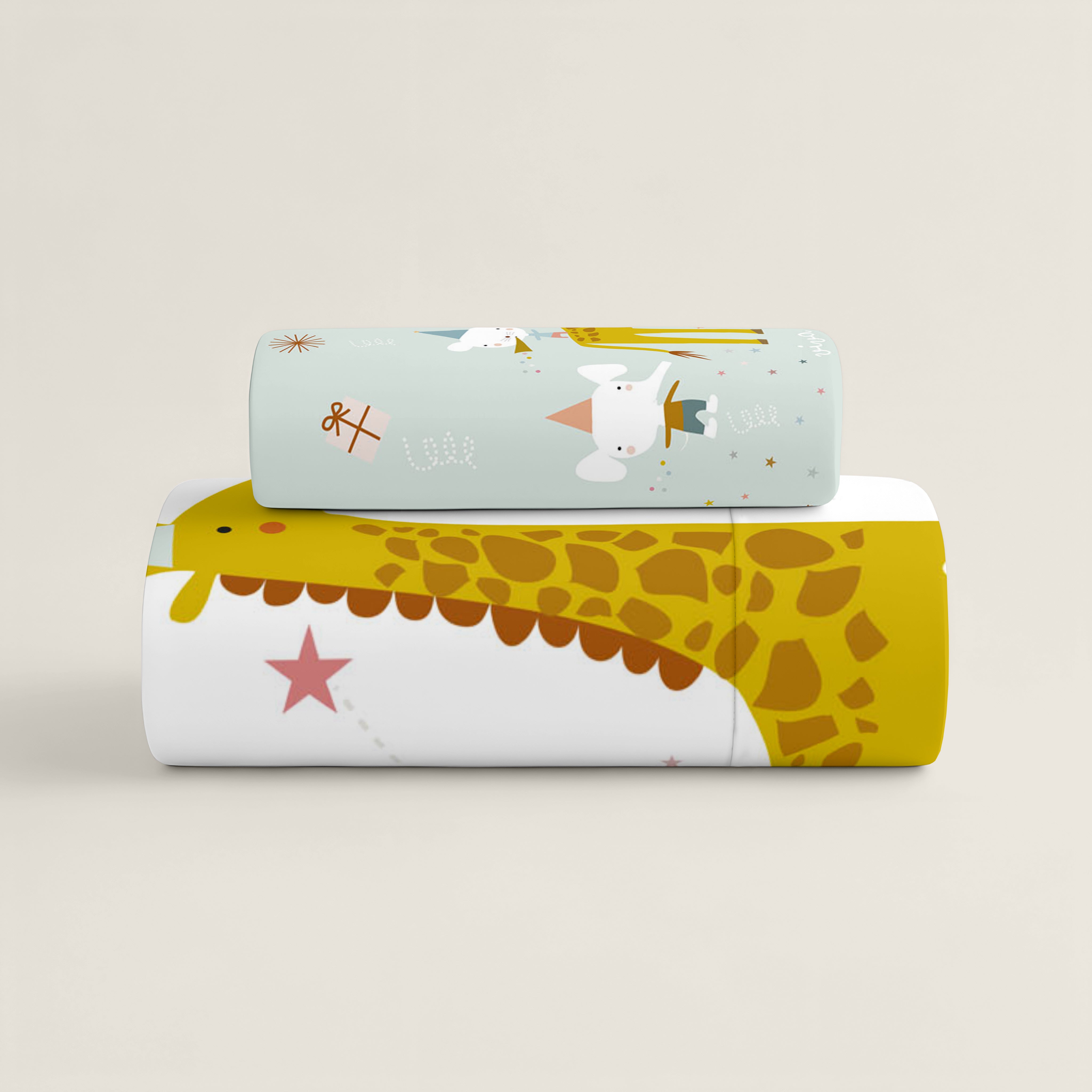 FUNDA NÓRDICA REVERSIBLE CUNA BEBÉ FIESTA 100% ALGODÓN