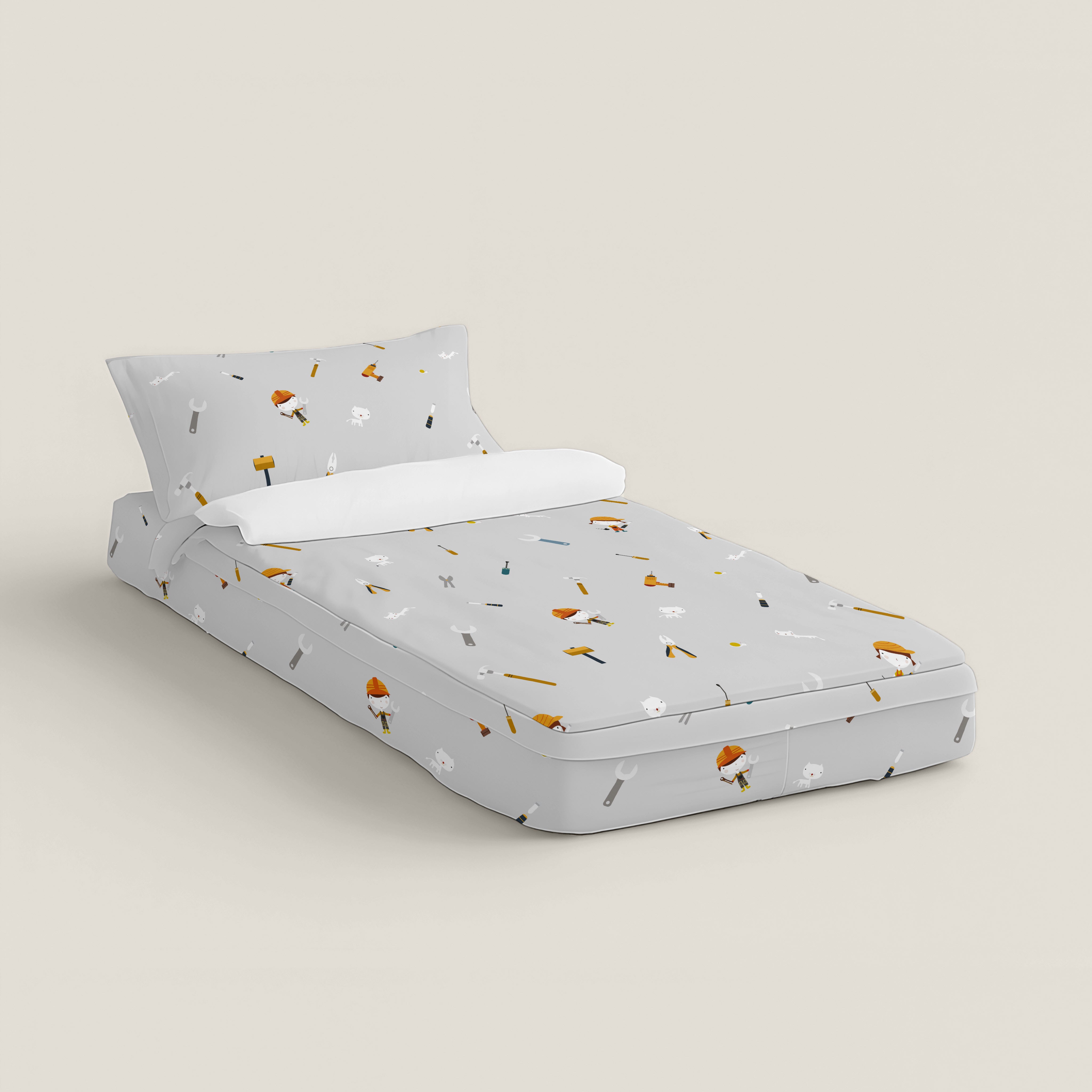 SACCO NORDICO PER BAMBINI UTENSILI 100% COTONE
