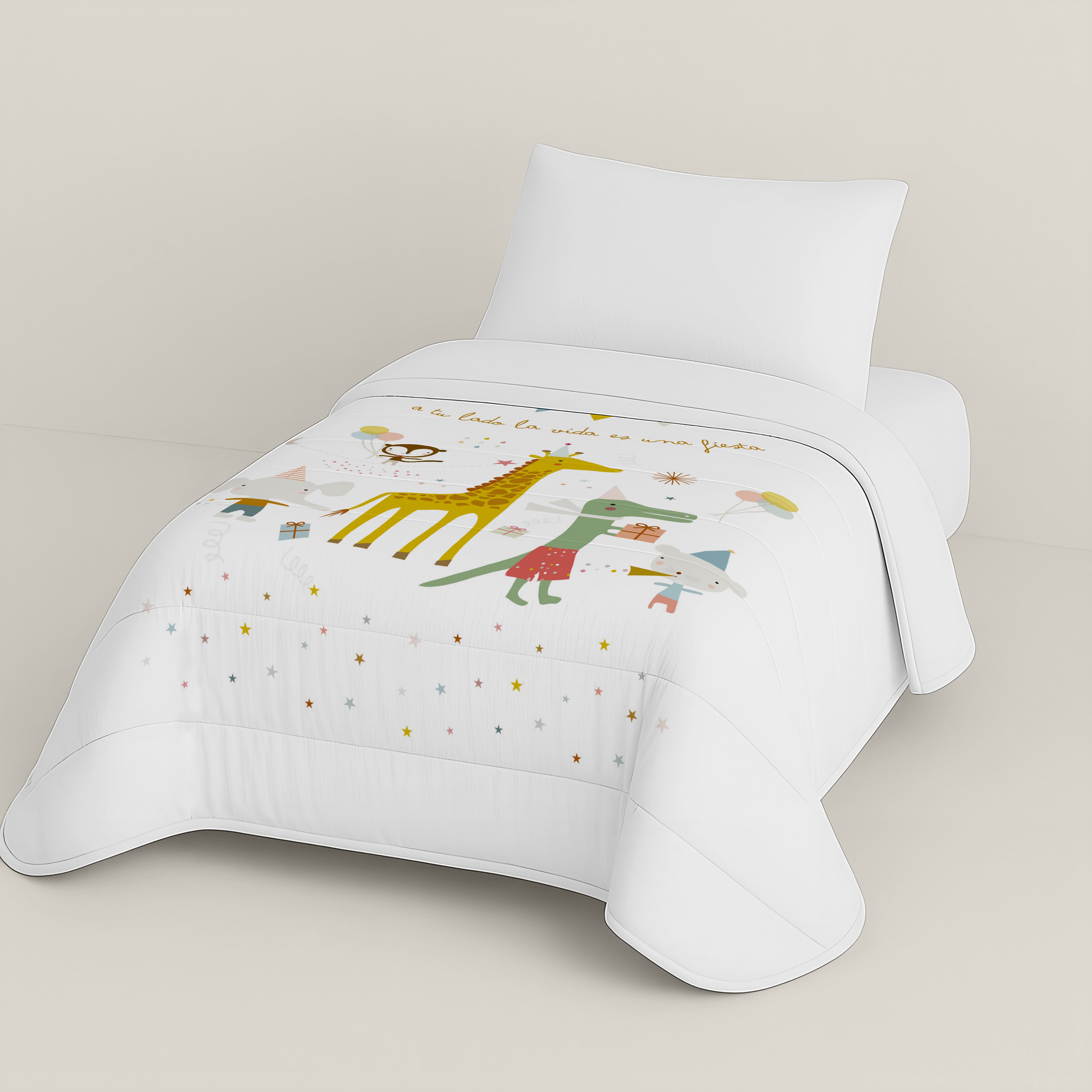 EDREDÓN NÓRDICO ESTAMPADO INFANTIL FIESTA