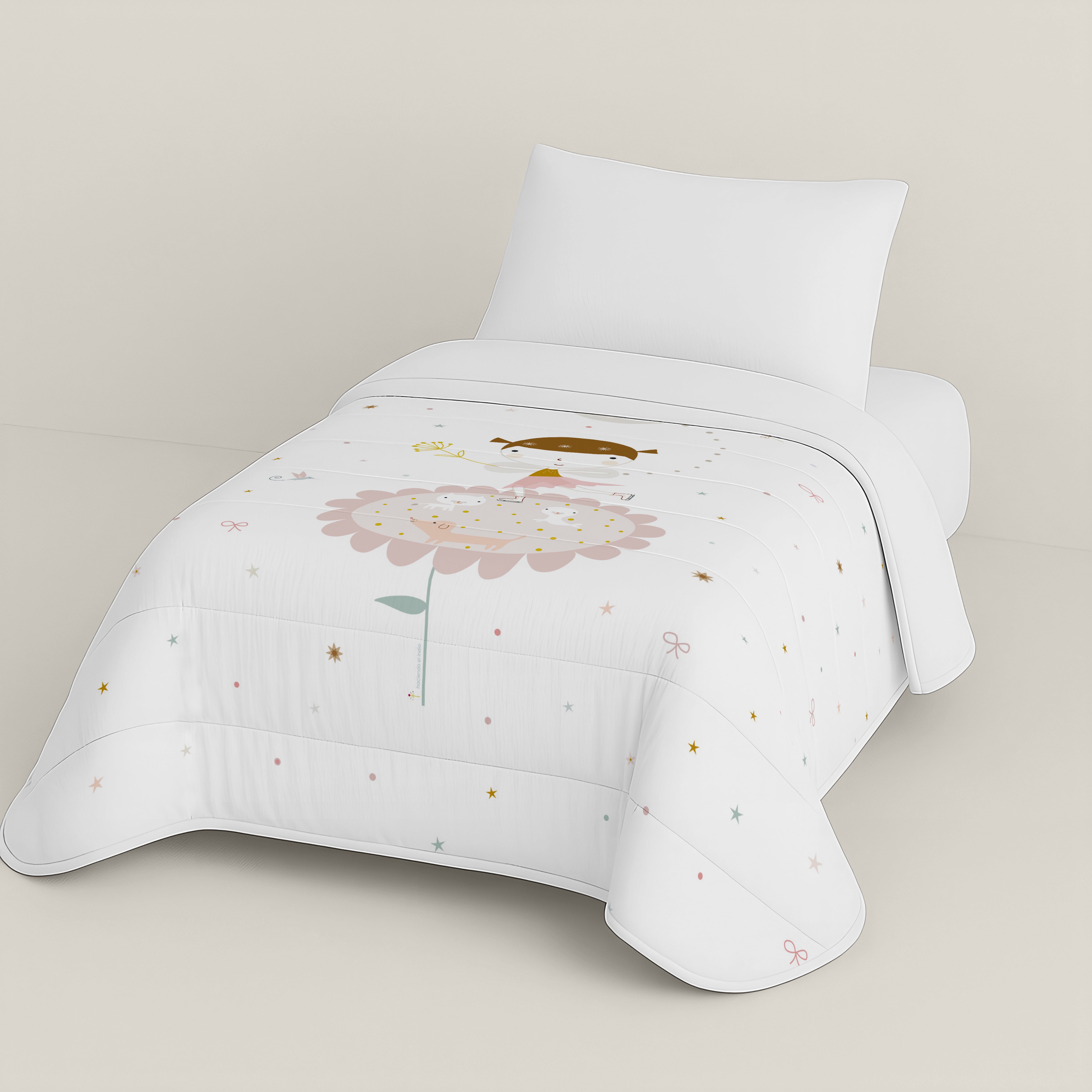 EDREDÓN NÓRDICO ESTAMPADO INFANTIL PATINADORA