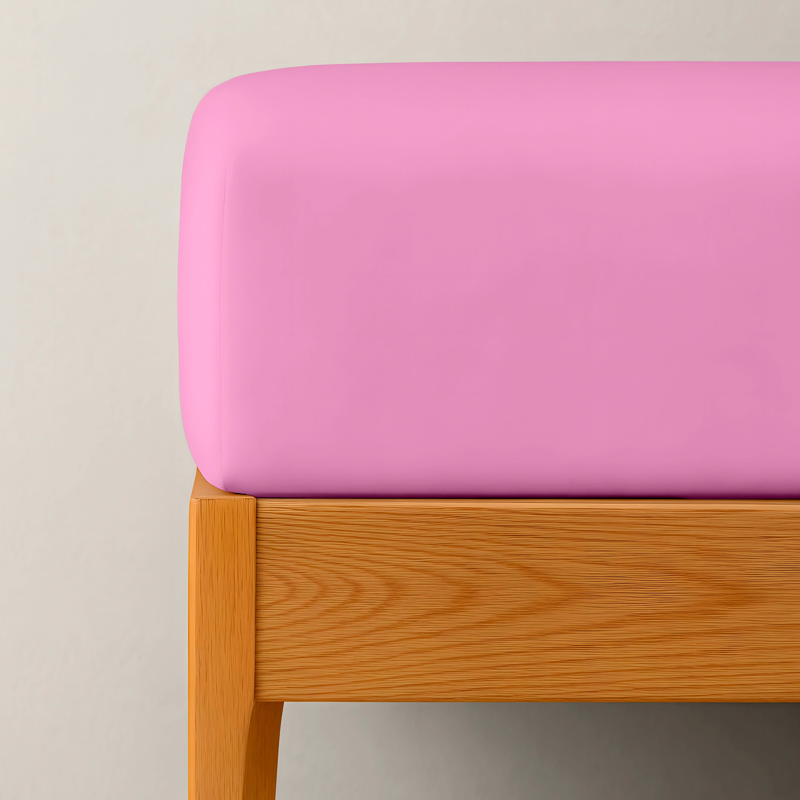 SÁBANA BAJERA AJUSTABLE 100% ALGODÓN ROSA CLARO