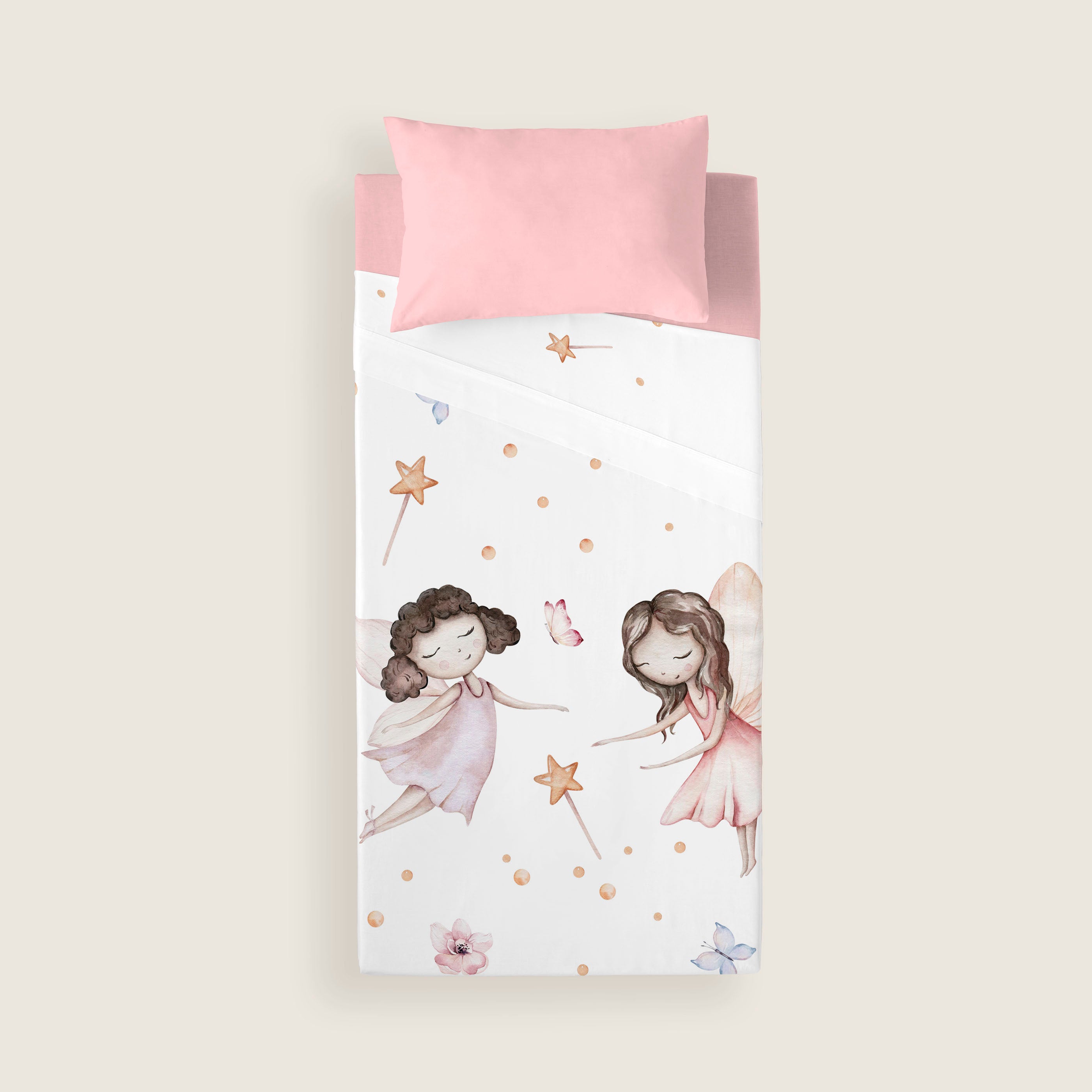 JUEGO SÁBANAS ESTAMPADAS INFANTIL VUALA 100% ALGODÓN