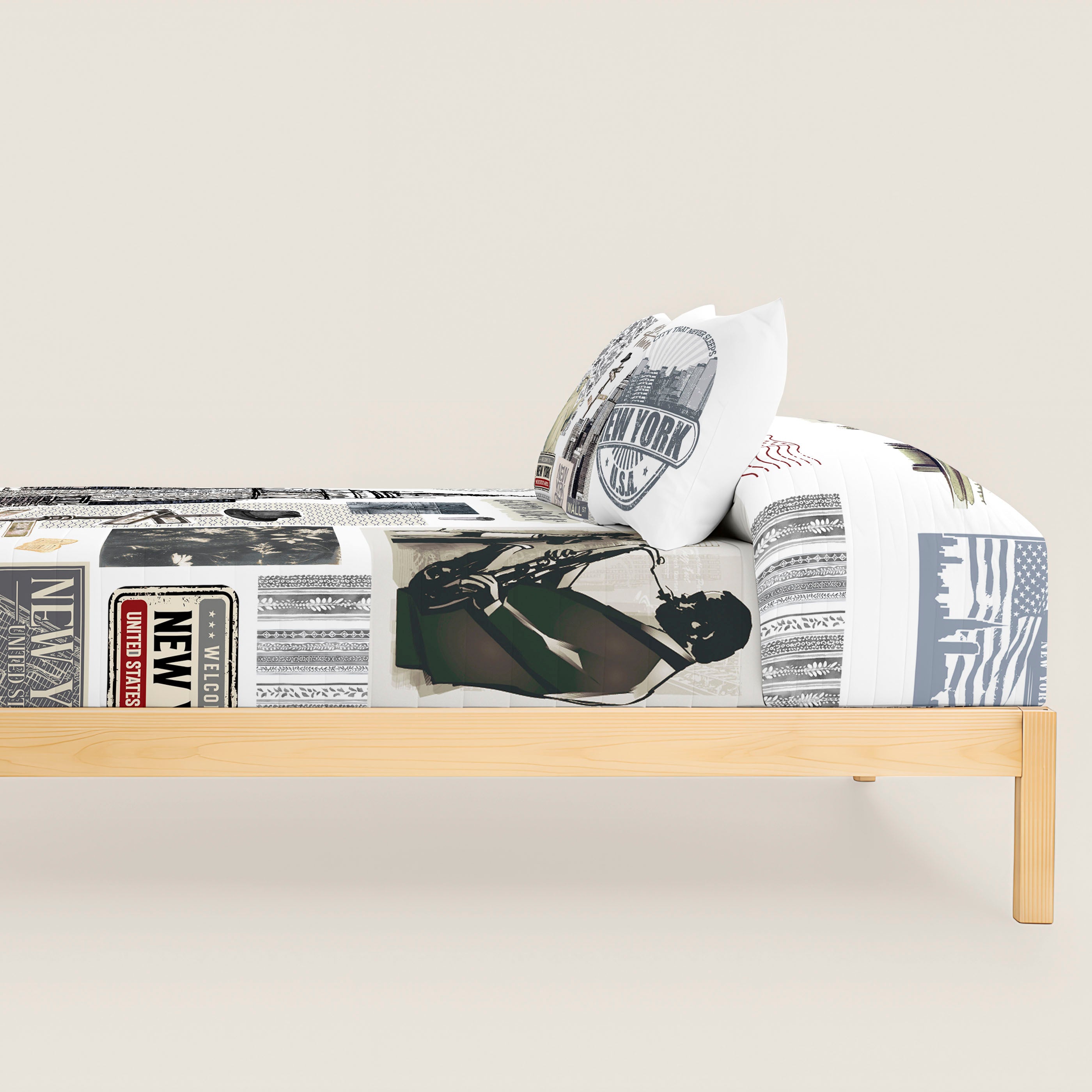 COLCHA BOUTI ESTAMPADA NY TRAVEL