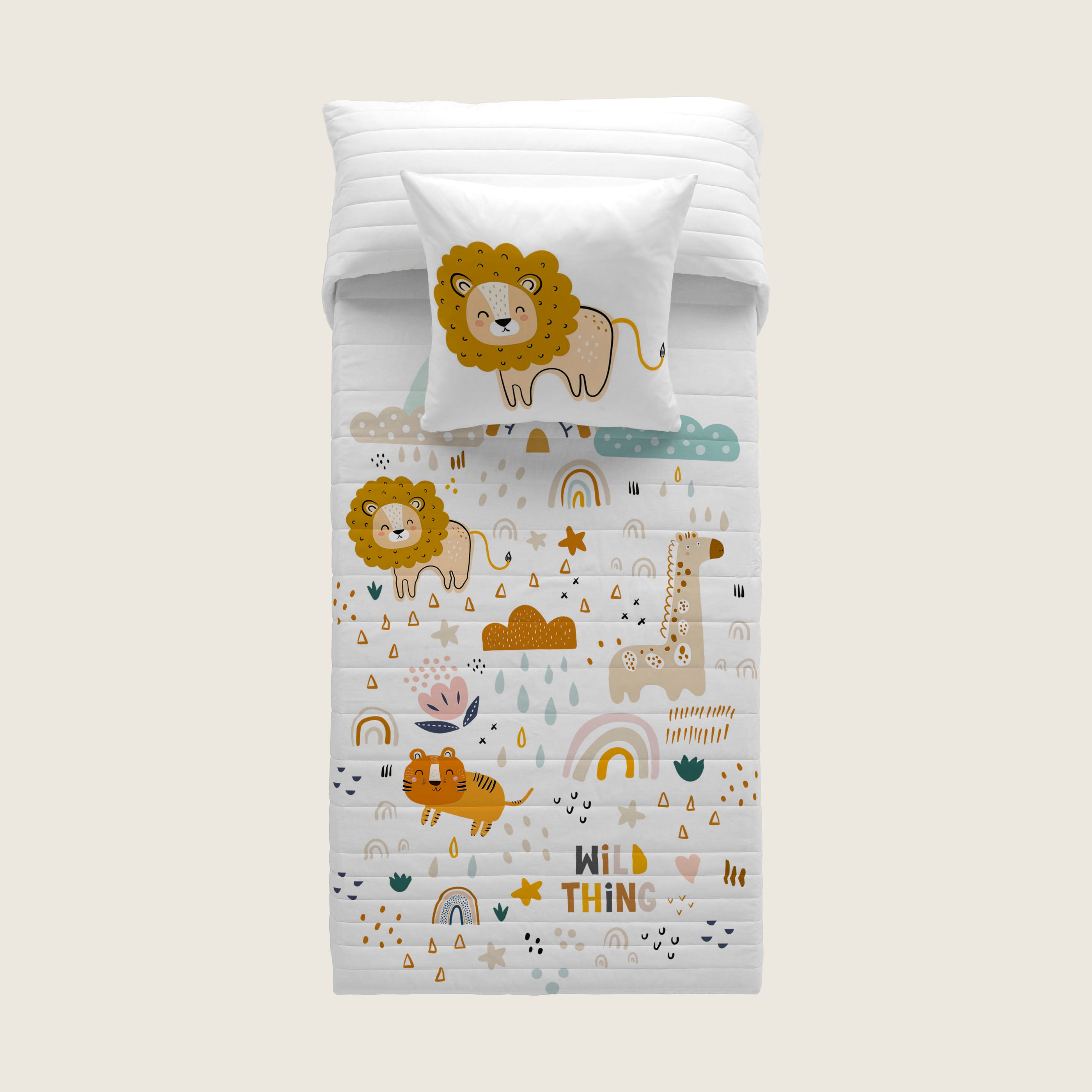 COLCHA BOUTI ESTAMPADA INFANTIL OBINI