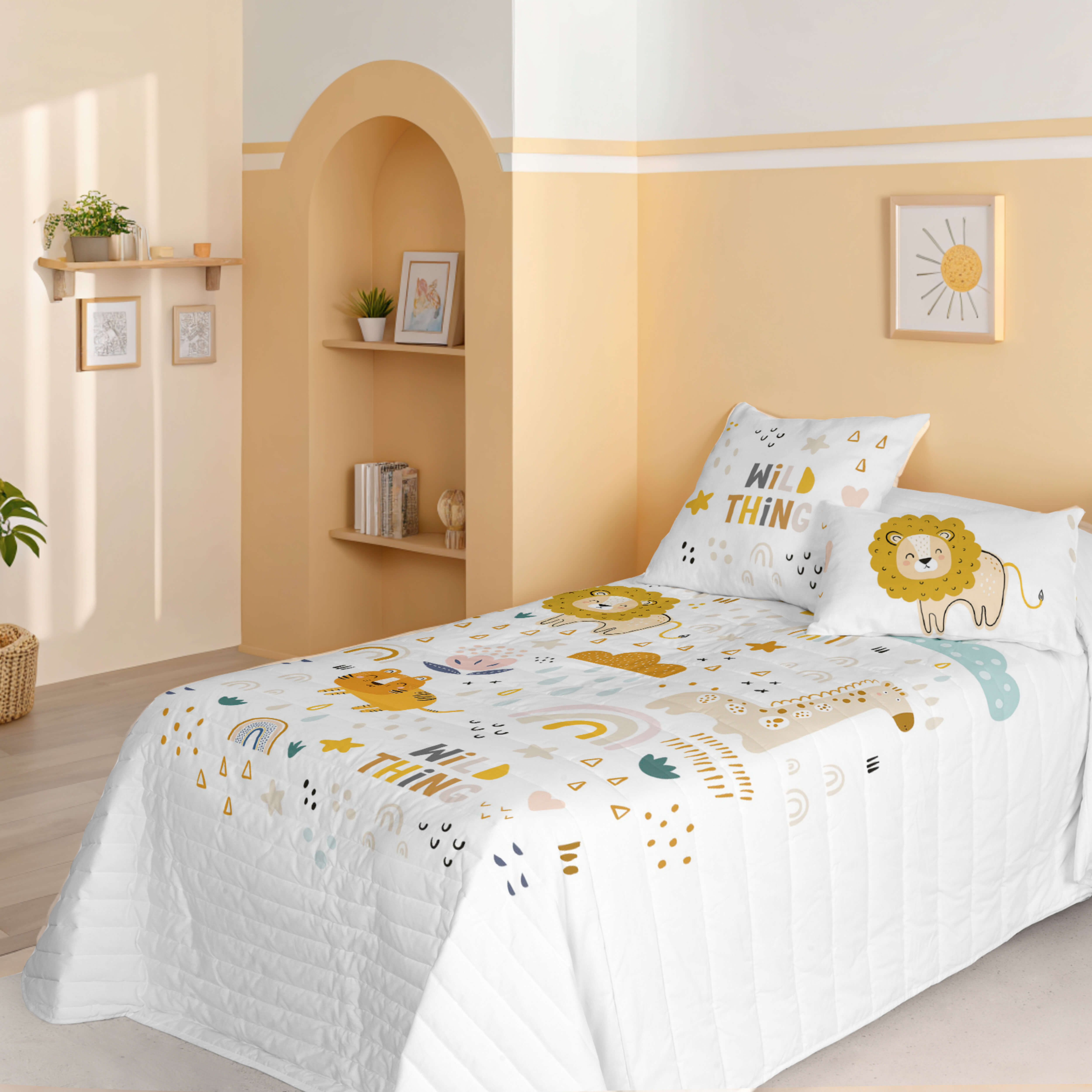 COLCHA BOUTI ESTAMPADA INFANTIL OBINI